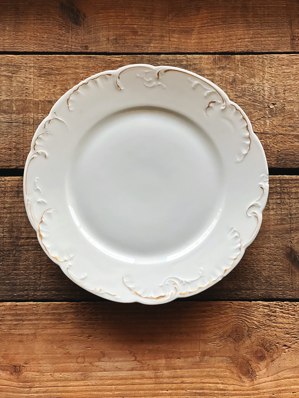 Antique H&Co French Limoges for Bullene, Moore & Emery Co Kansas City MO Set of 4 Salad Plates