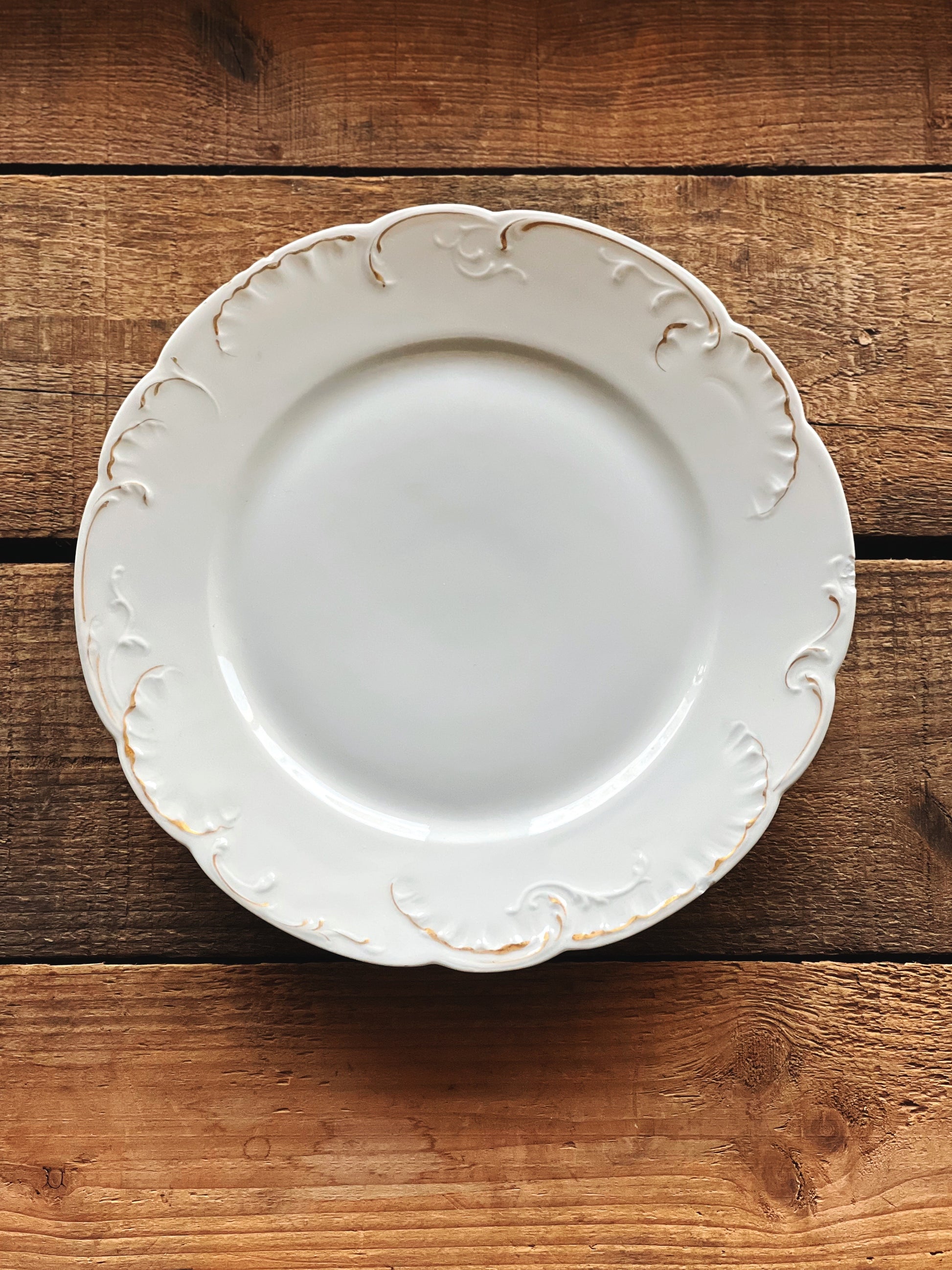 Antique H&Co French Limoges for Bullene, Moore & Emery Co Kansas City MO Set of 4 Salad Plates