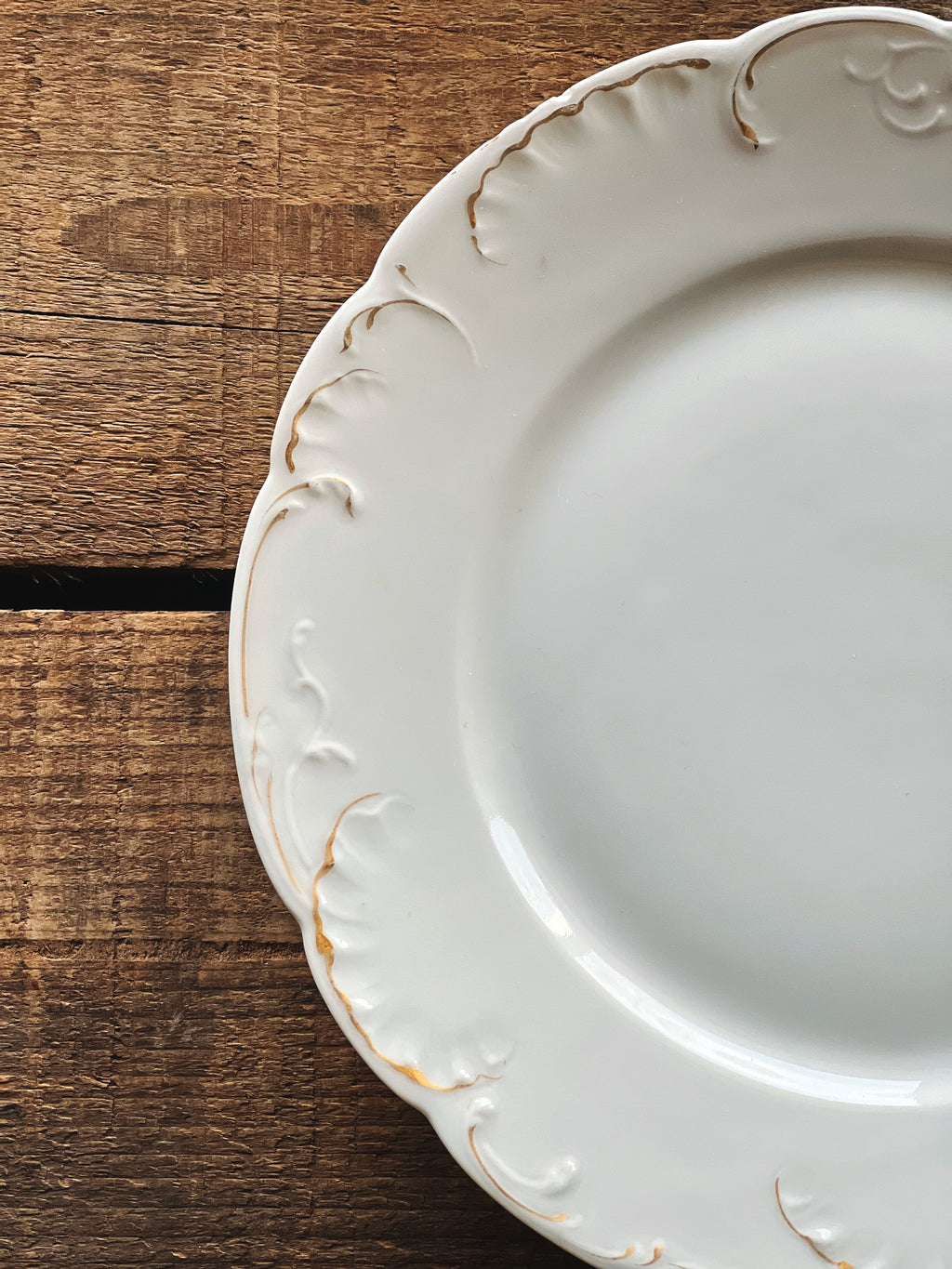 Antique H&Co French Limoges for Bullene, Moore & Emery Co Kansas City MO Set of 4 Salad Plates