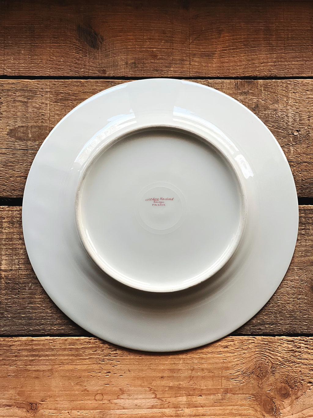 Antique Theodore Haviland Limoges Pink Floral Salad Plate