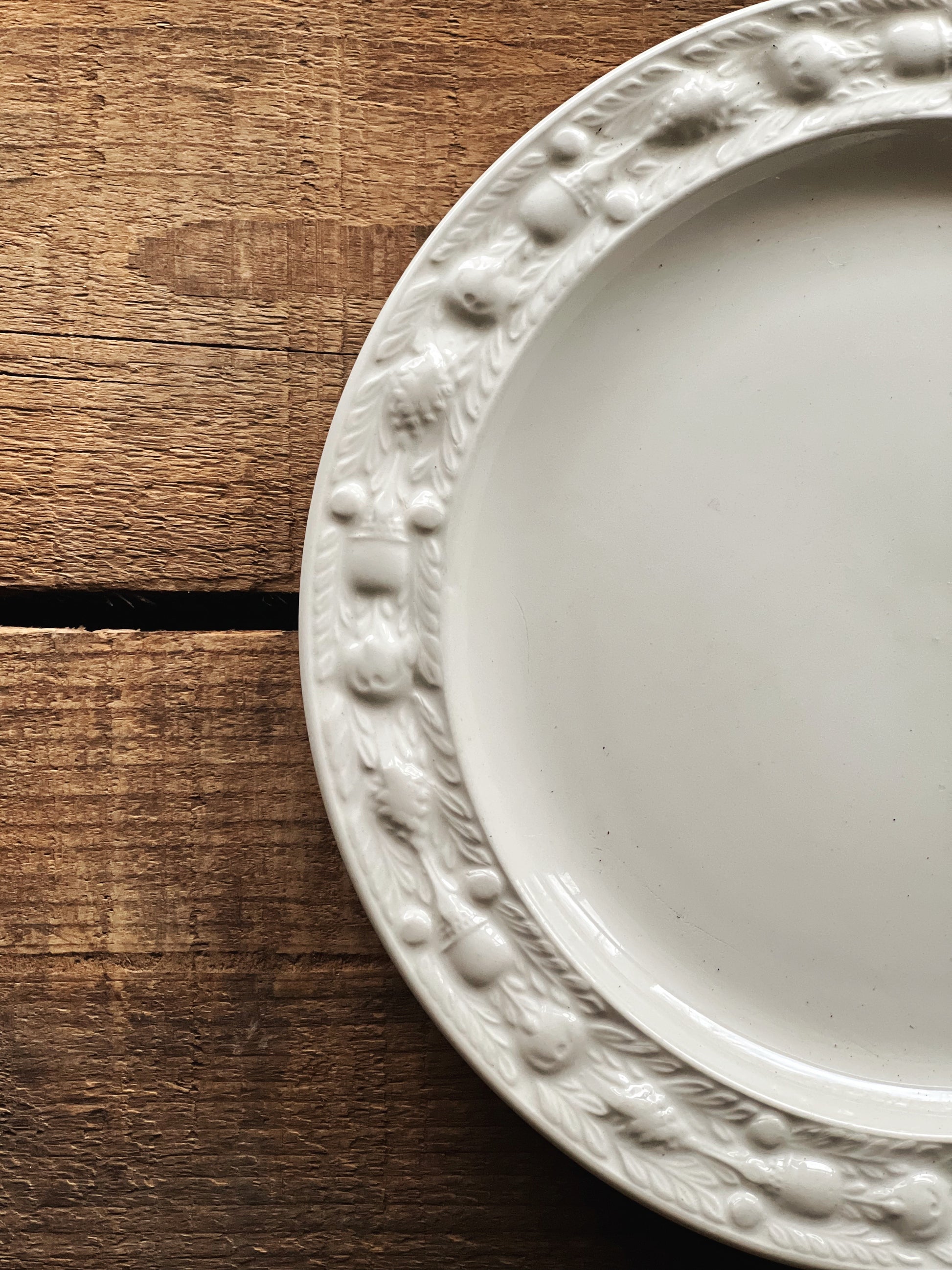 Vintage Adams Real English Ironstone Micratex Della Robia Salad Plate