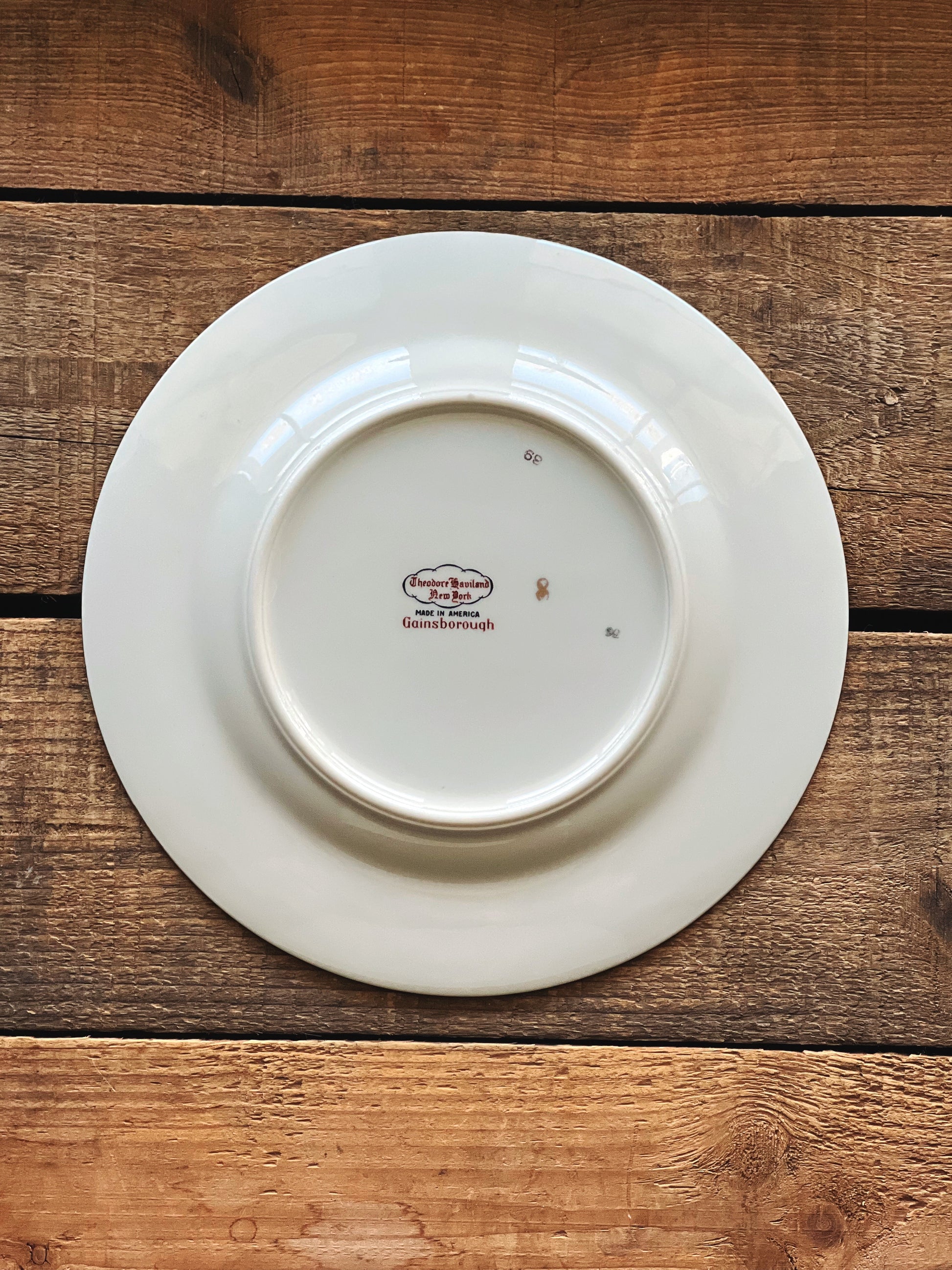 Vintage Theodore Haviland New York Gainsborough Salad Plate