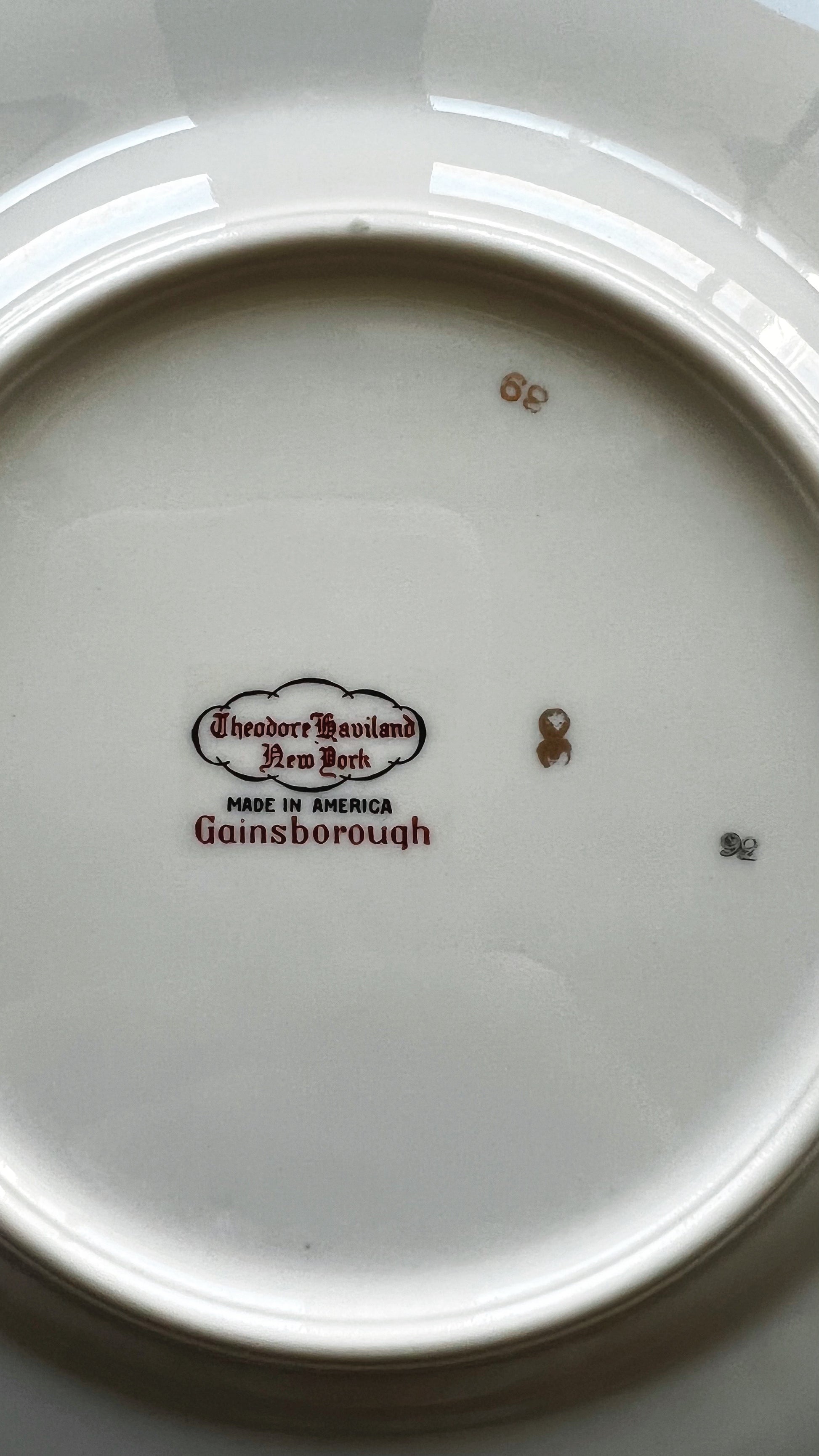 Vintage Theodore Haviland New York Gainsborough Salad Plate