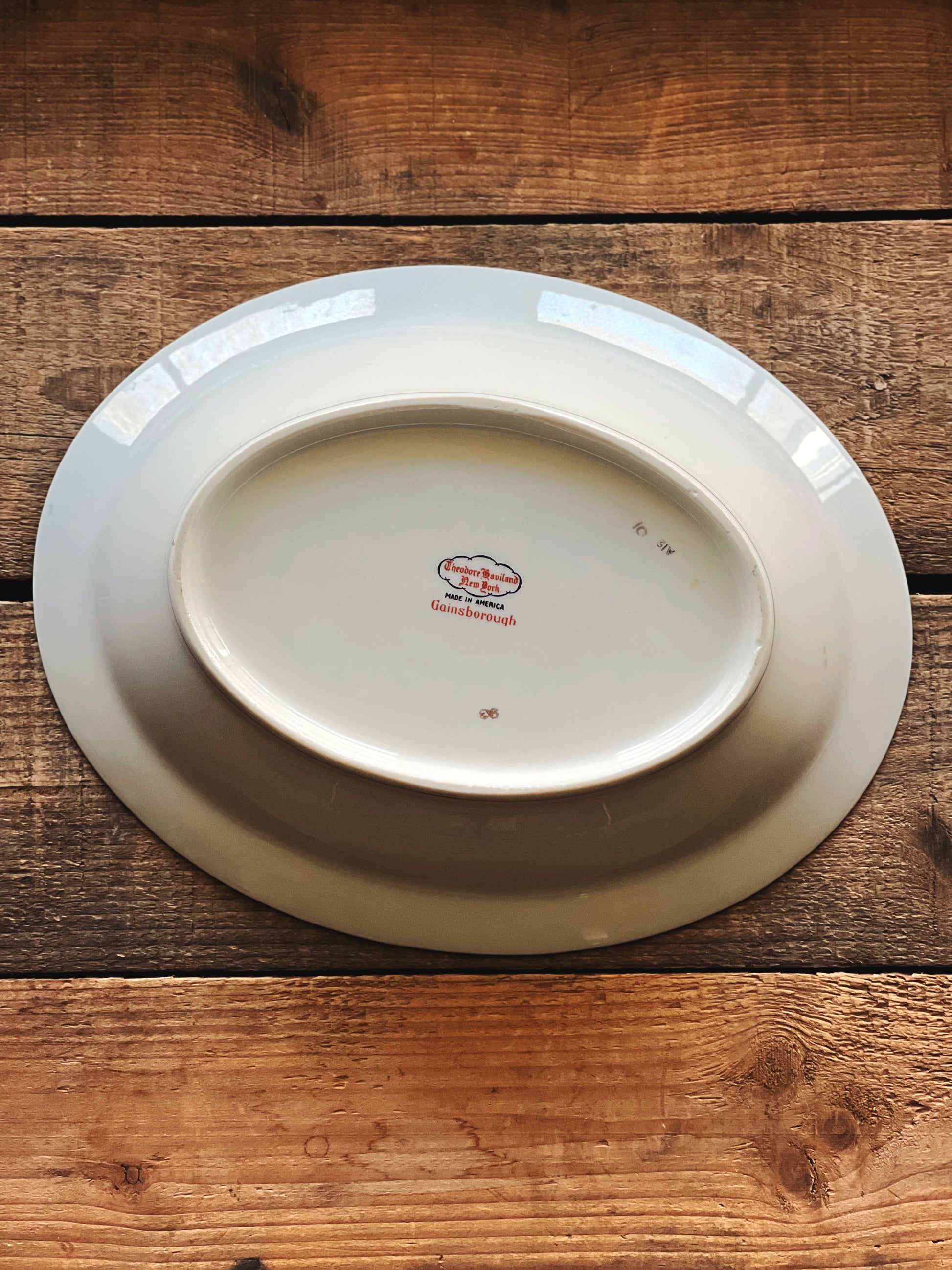 Vintage Theodore Haviland New York Gainsborough Oval Vegetable Bowl