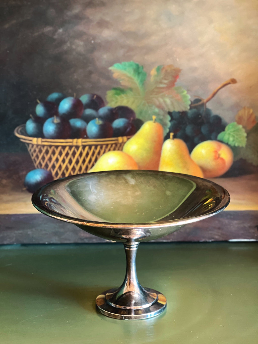 Vintage Wm Rogers Silver Pedestal