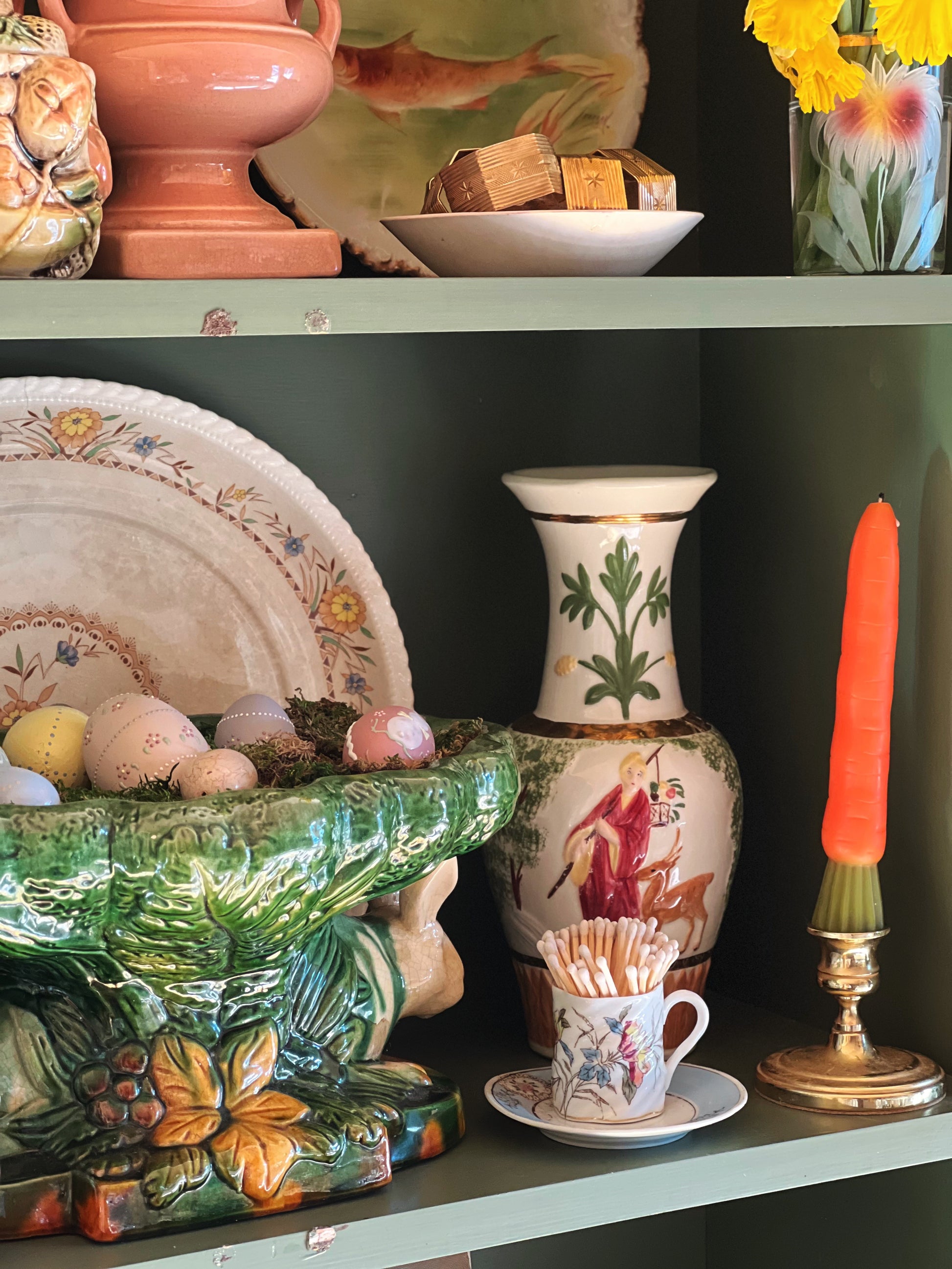 Vintage Hand Painted Vase