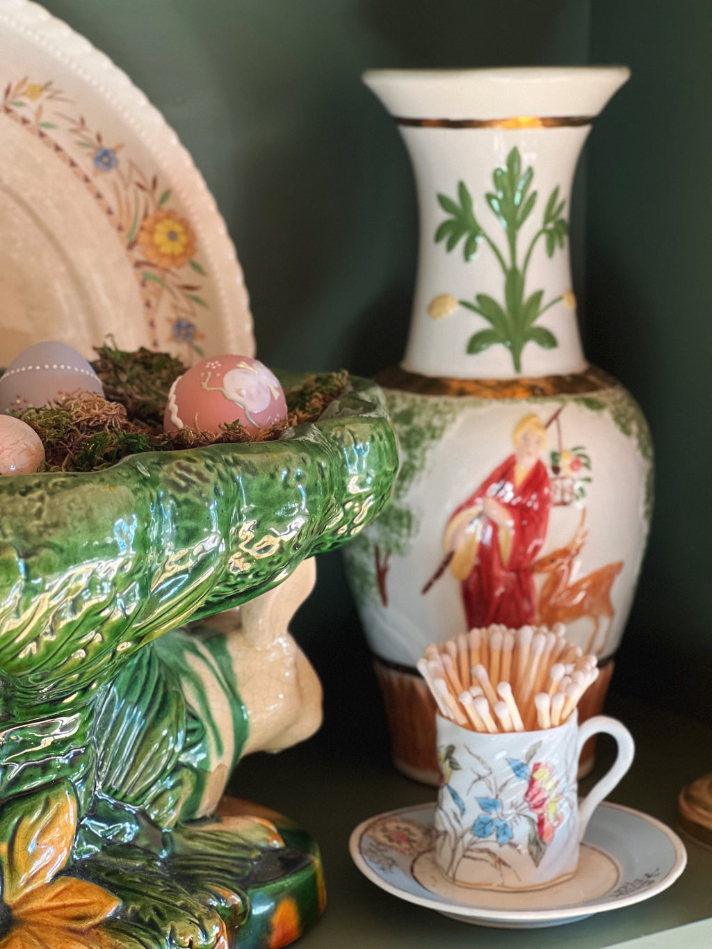 Vintage Hand Painted Vase