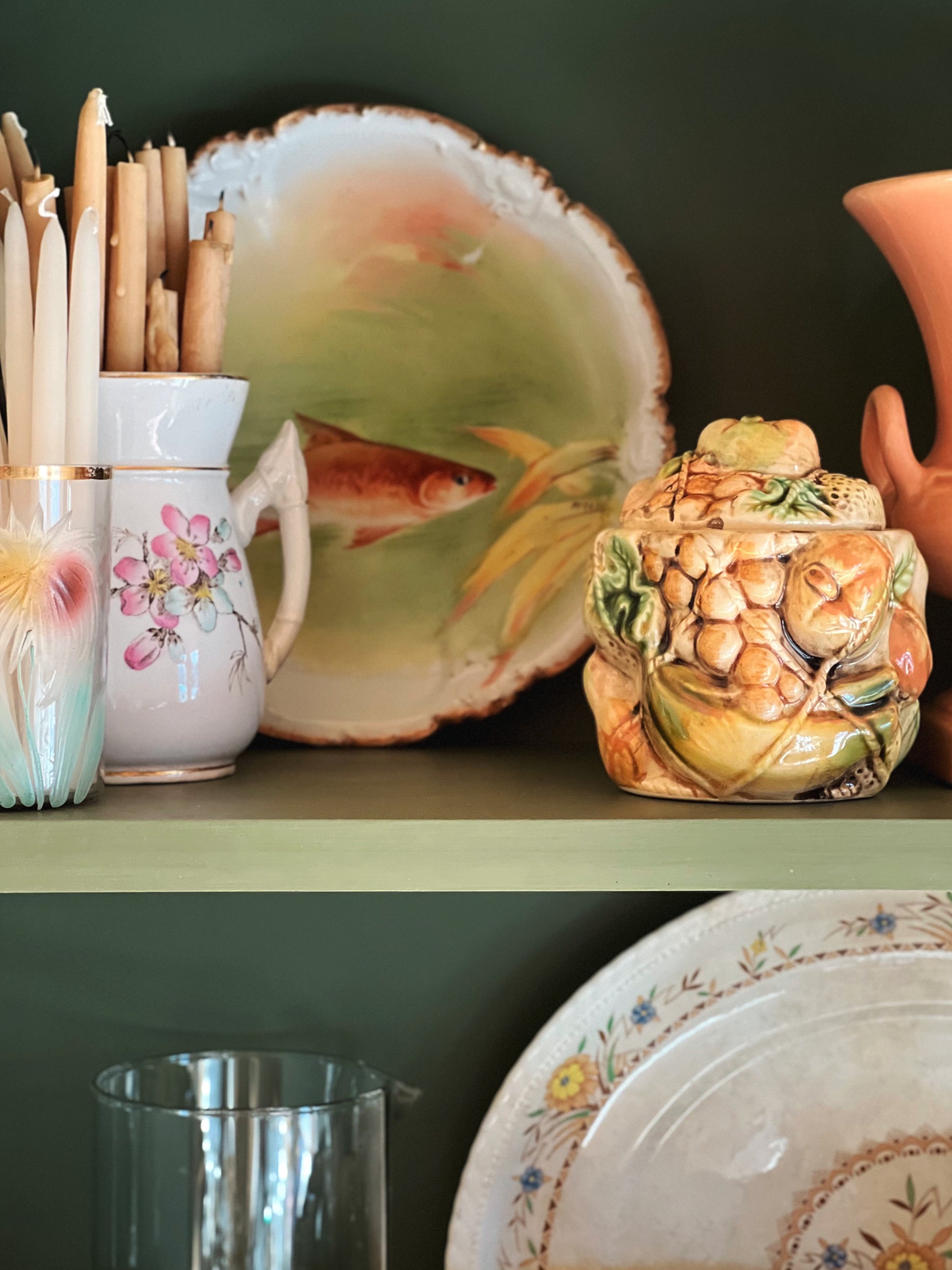 Antique Coronet Limoges Pair of Signed Fish Plates