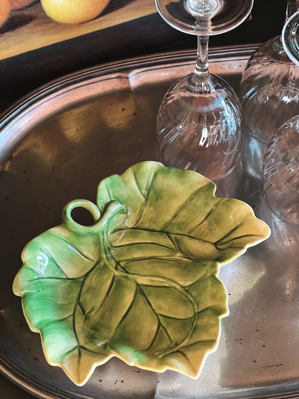 Vintage Fitz & Floyd Leaf Dish