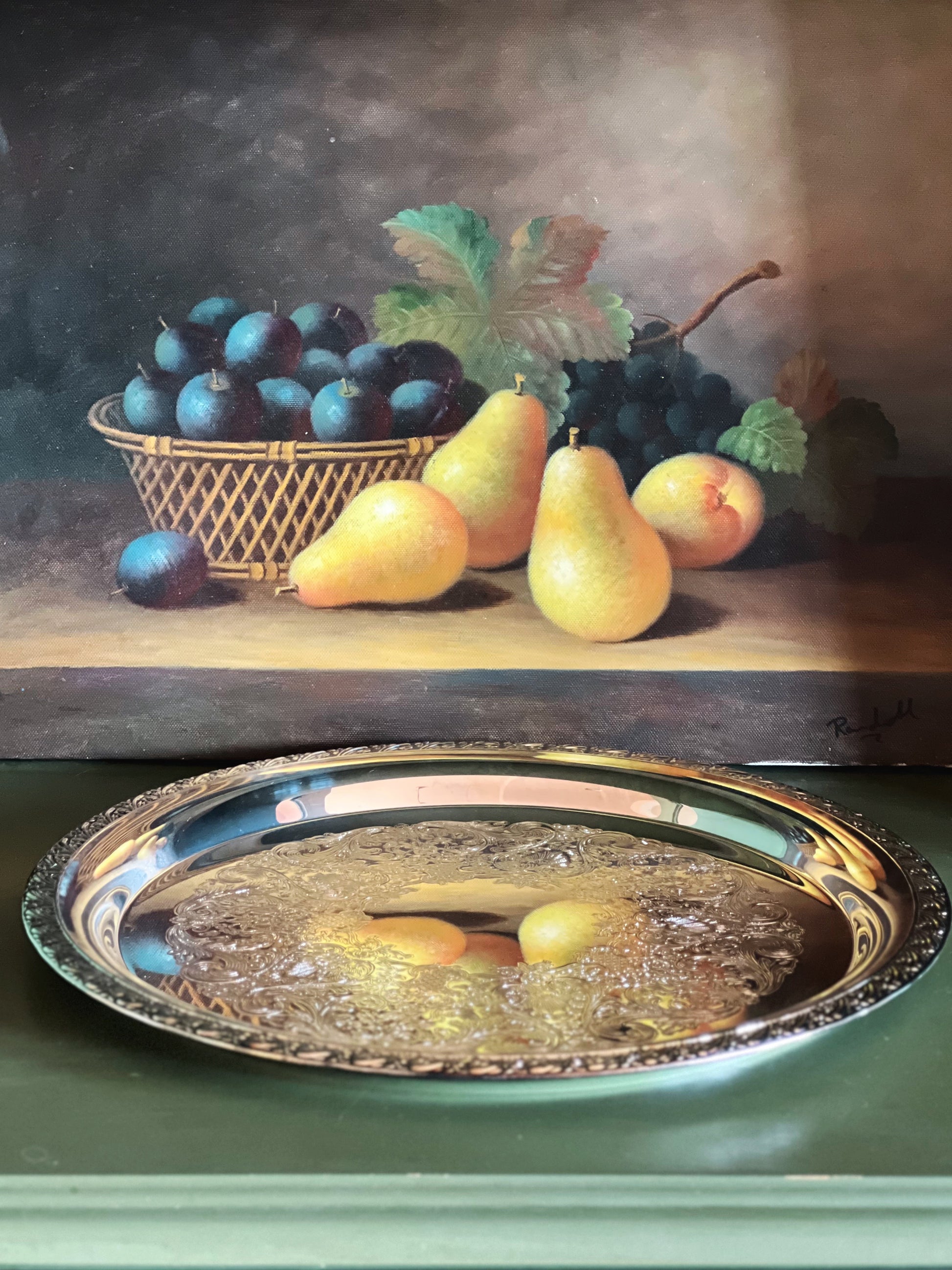 Vintage Forbes Silver Serving Tray