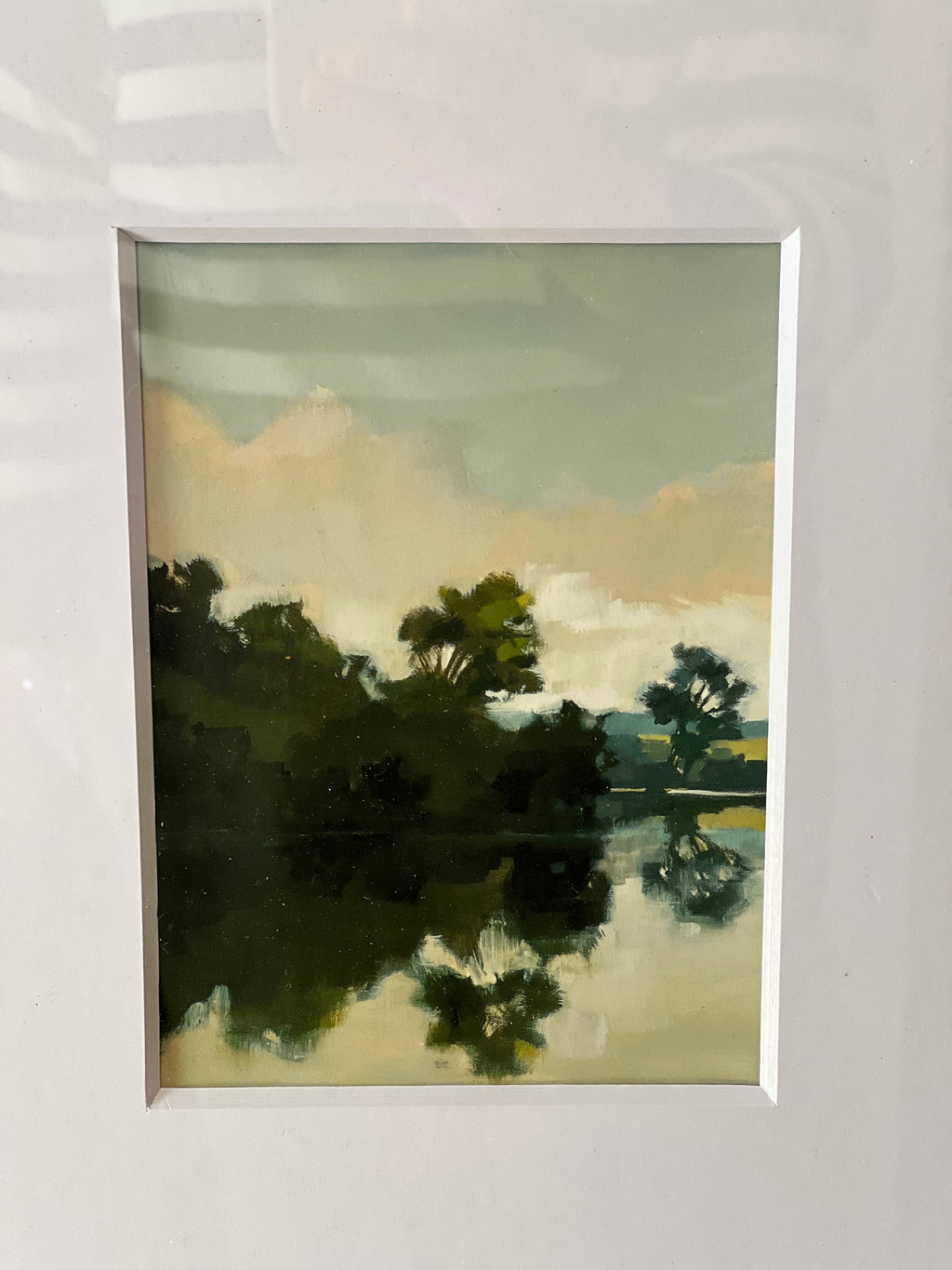 Framed Landscape Print “Tranquil Waters I” | Matted Wall Art by Stephanie Goos Johnson