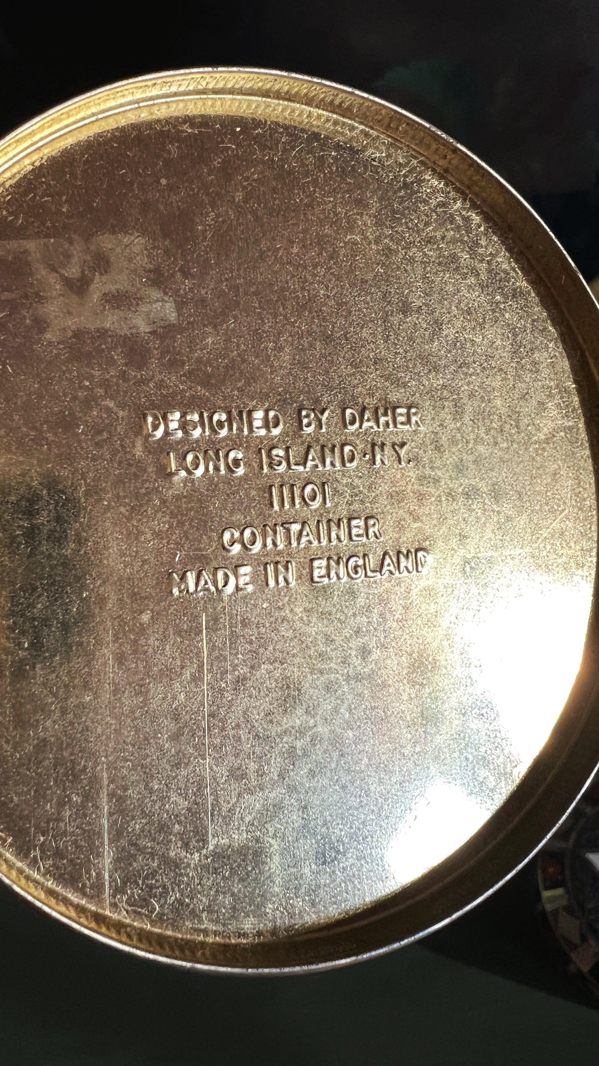 Vintage Daher England Tin