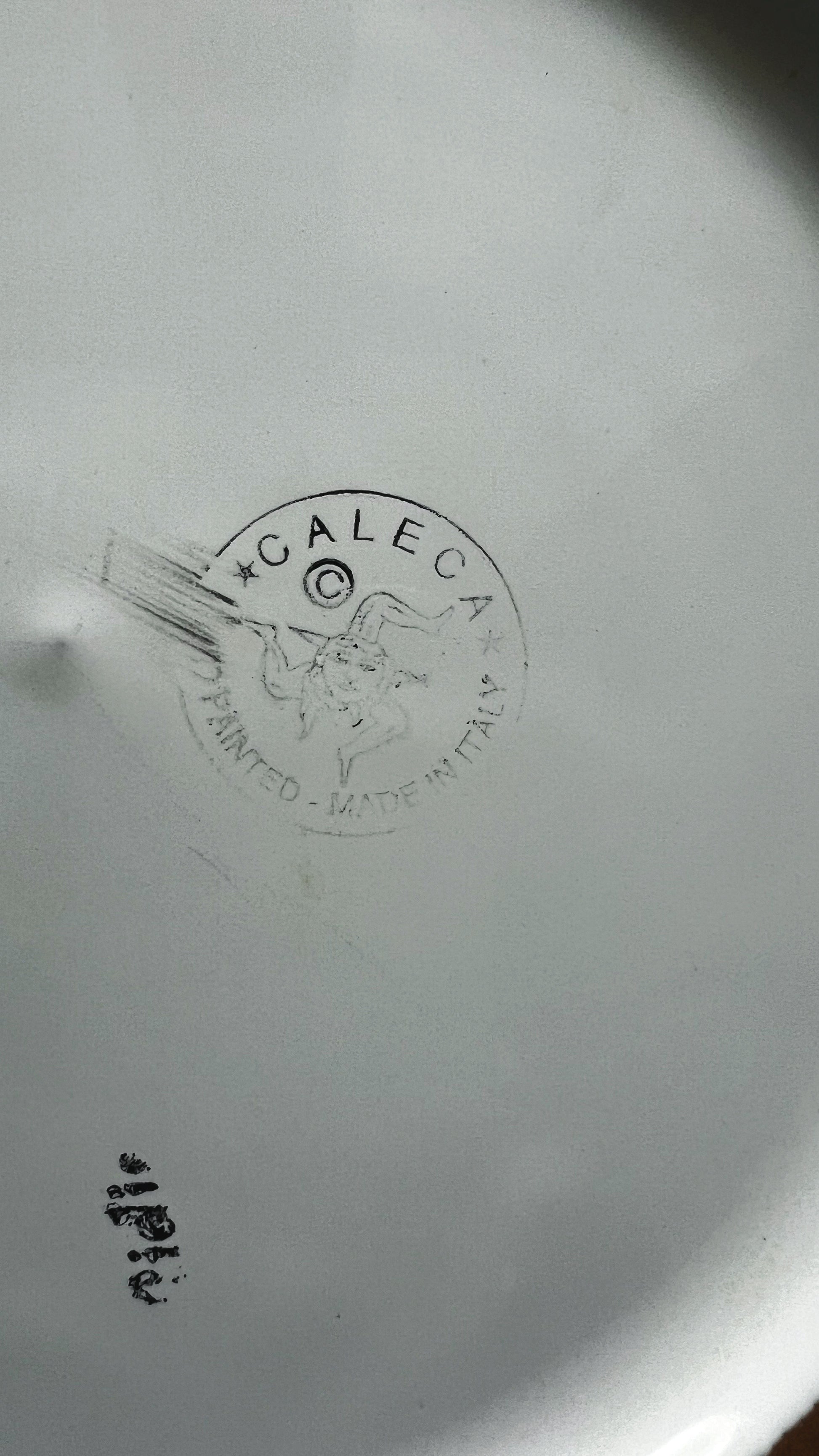 Vintage Hand Painted Italy Dinner Plate