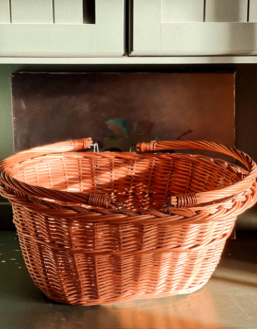 Vintage Two Handle Small Laundry Basket