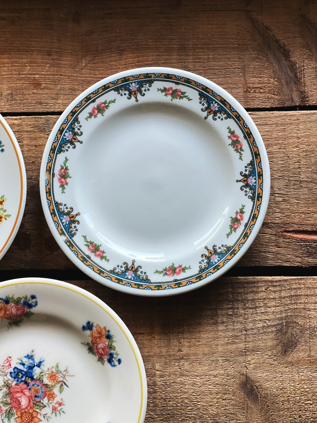 small decorative china plate for serving or displa