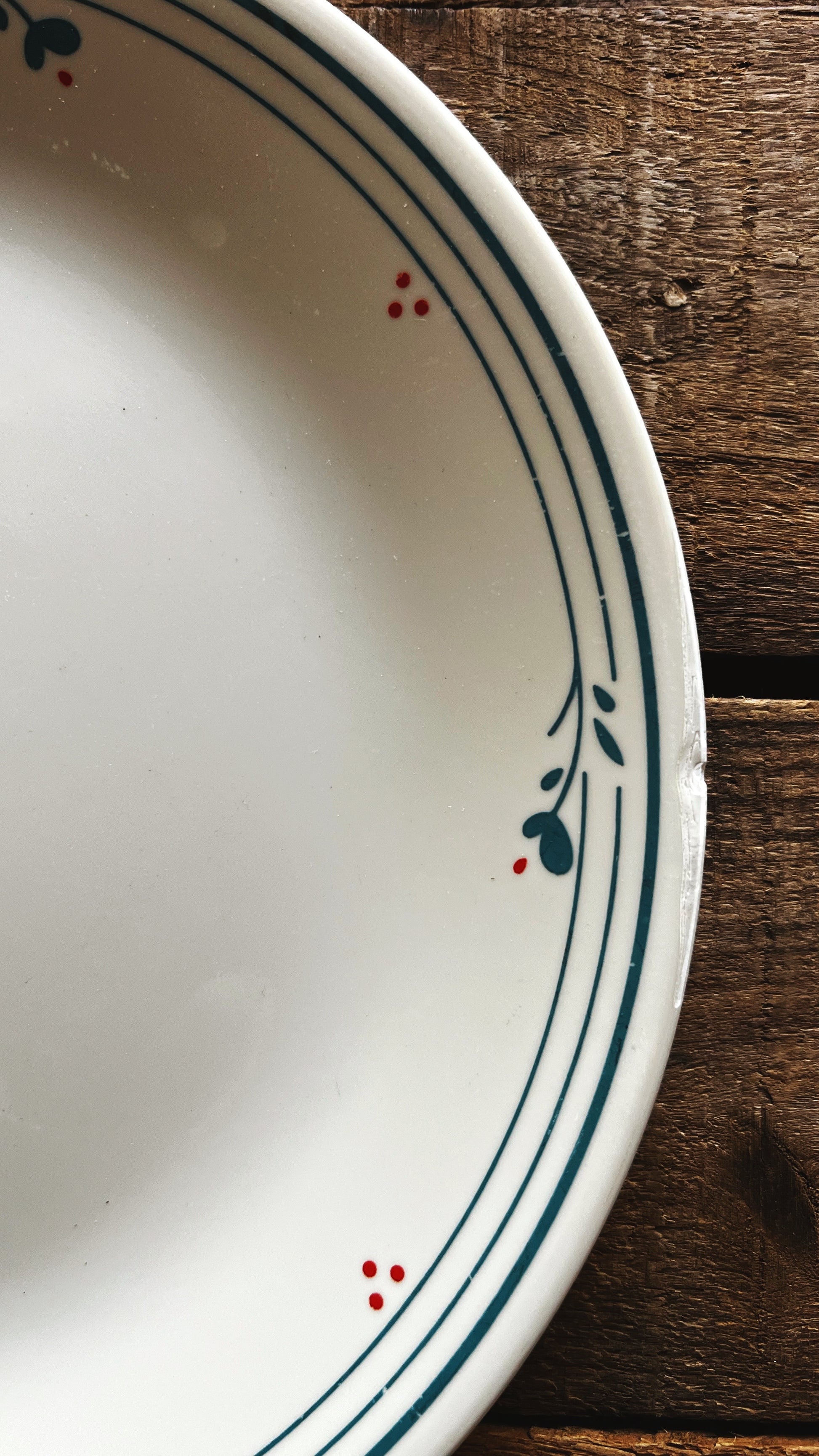 Corelle Country Violets Dinner Plate | Vintage Blue Floral Dinnerware