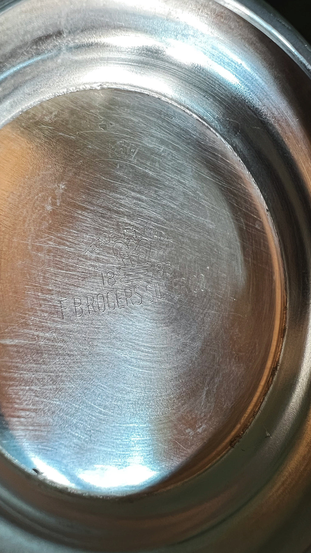 FB Rogers maker's mark on a silver piece