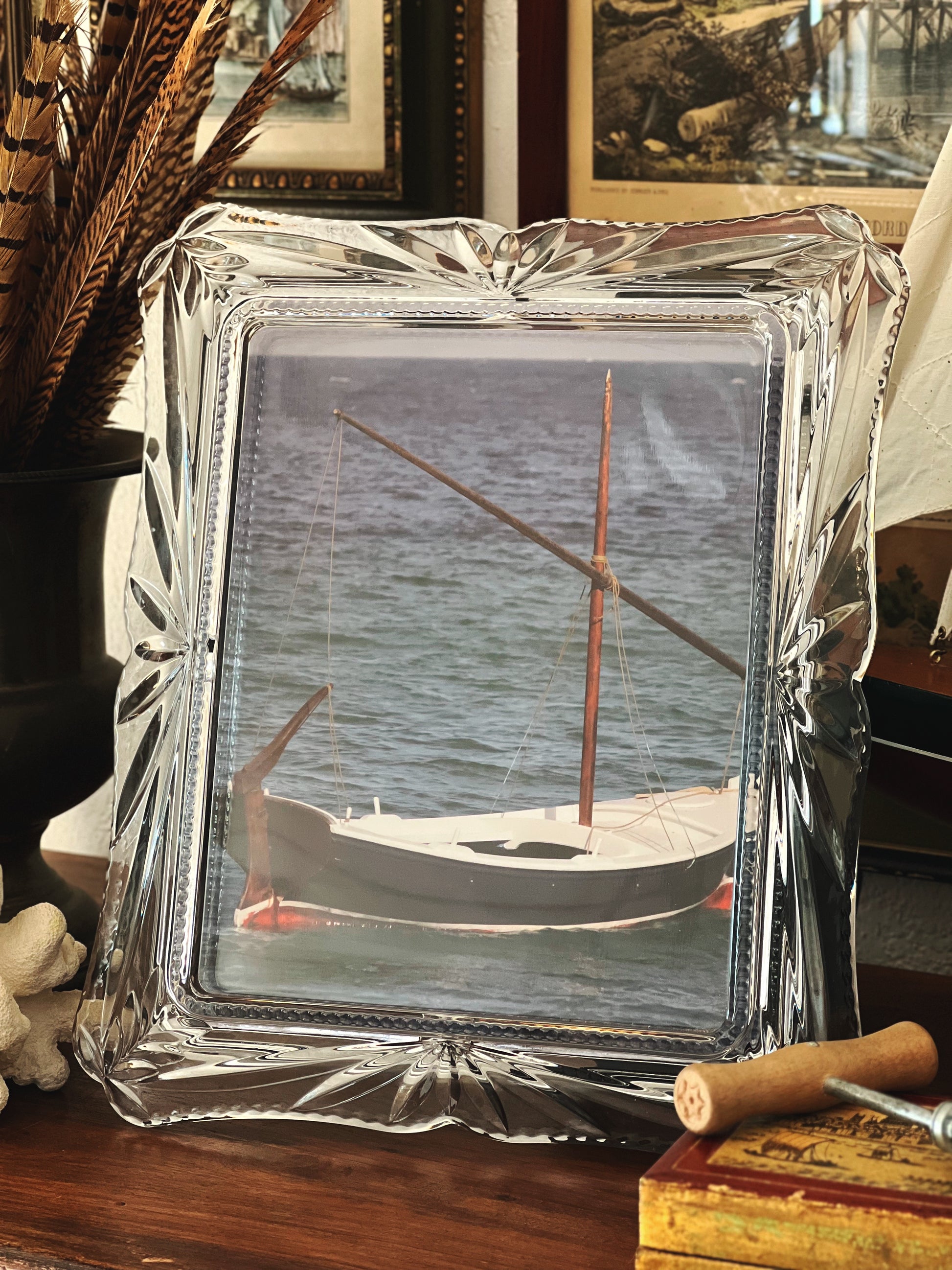 Mikasa Margate crystal photo frame