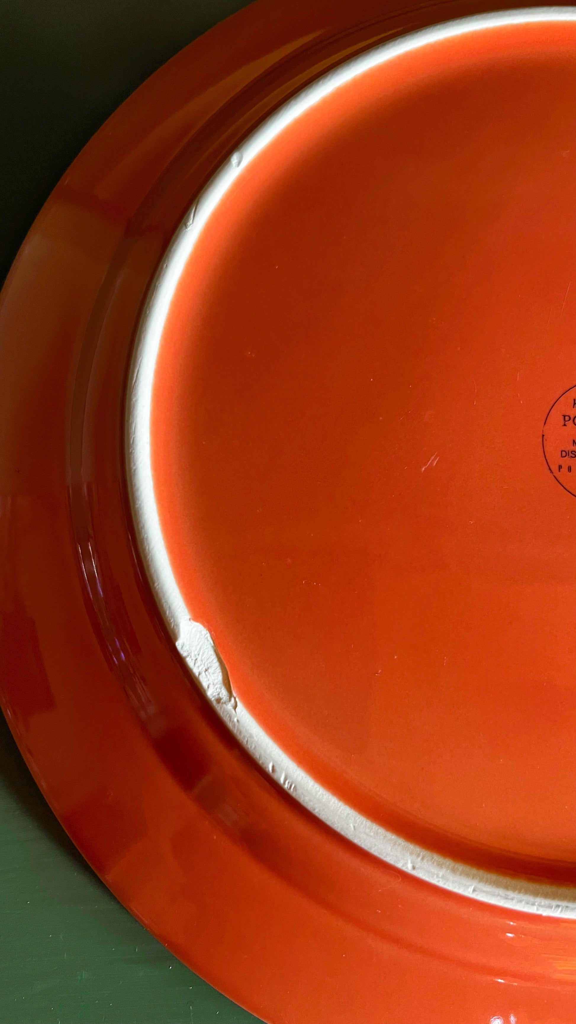 Pottery Barn Cambria Persimmon Dinner Plate | Made in Portugal