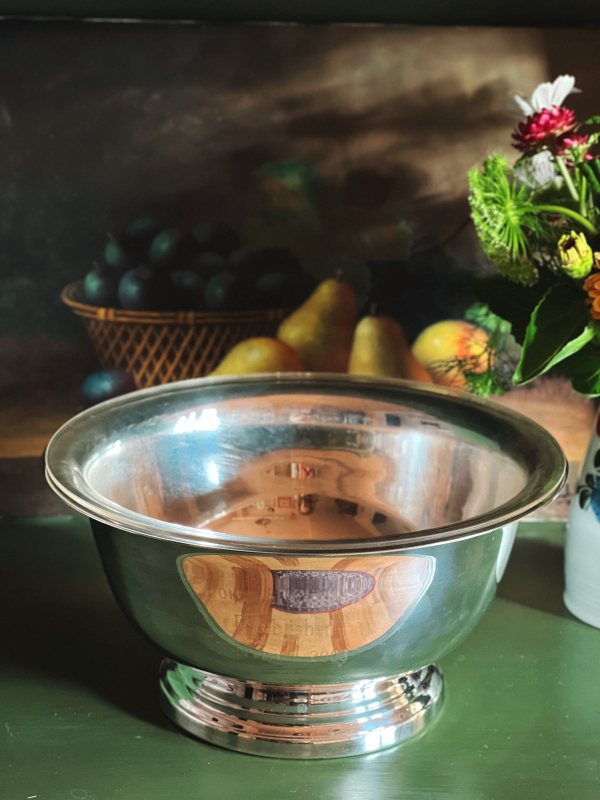Vintage Wallace Silver Revere Bowl with Liner