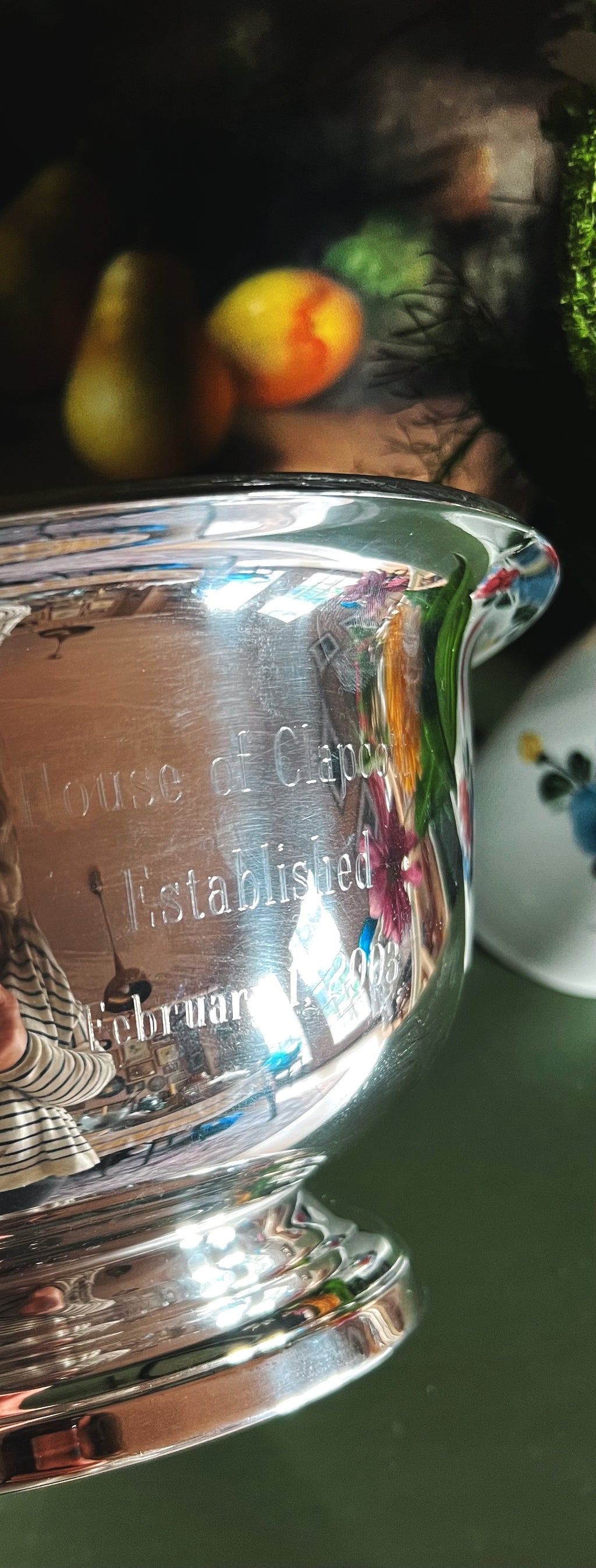 Vintage Wallace Silver Revere Bowl with Liner
