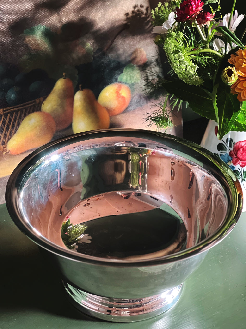 Vintage Wallace Silver Revere Bowl with Liner