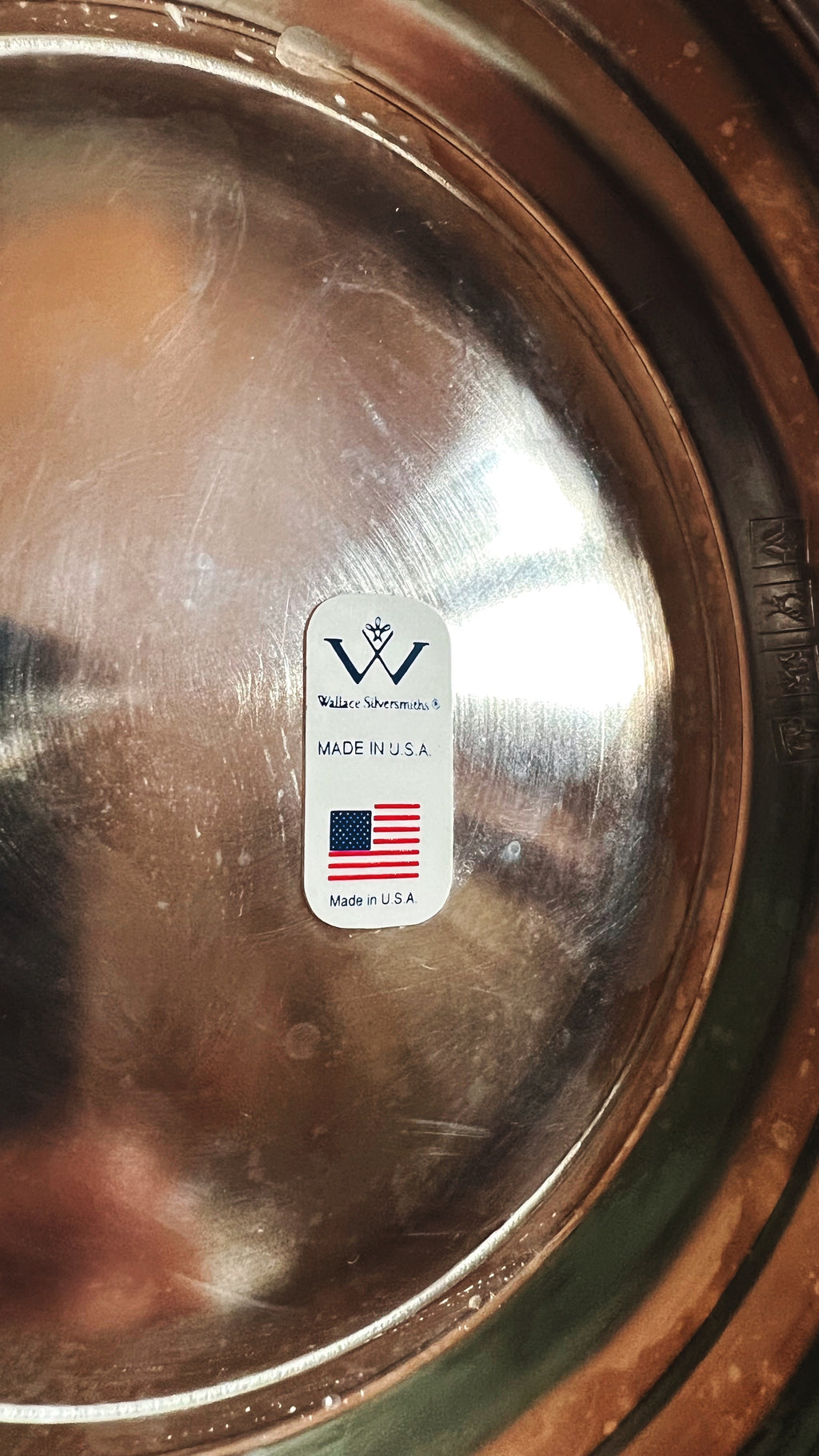 Vintage Wallace Silver Revere Bowl with Liner
