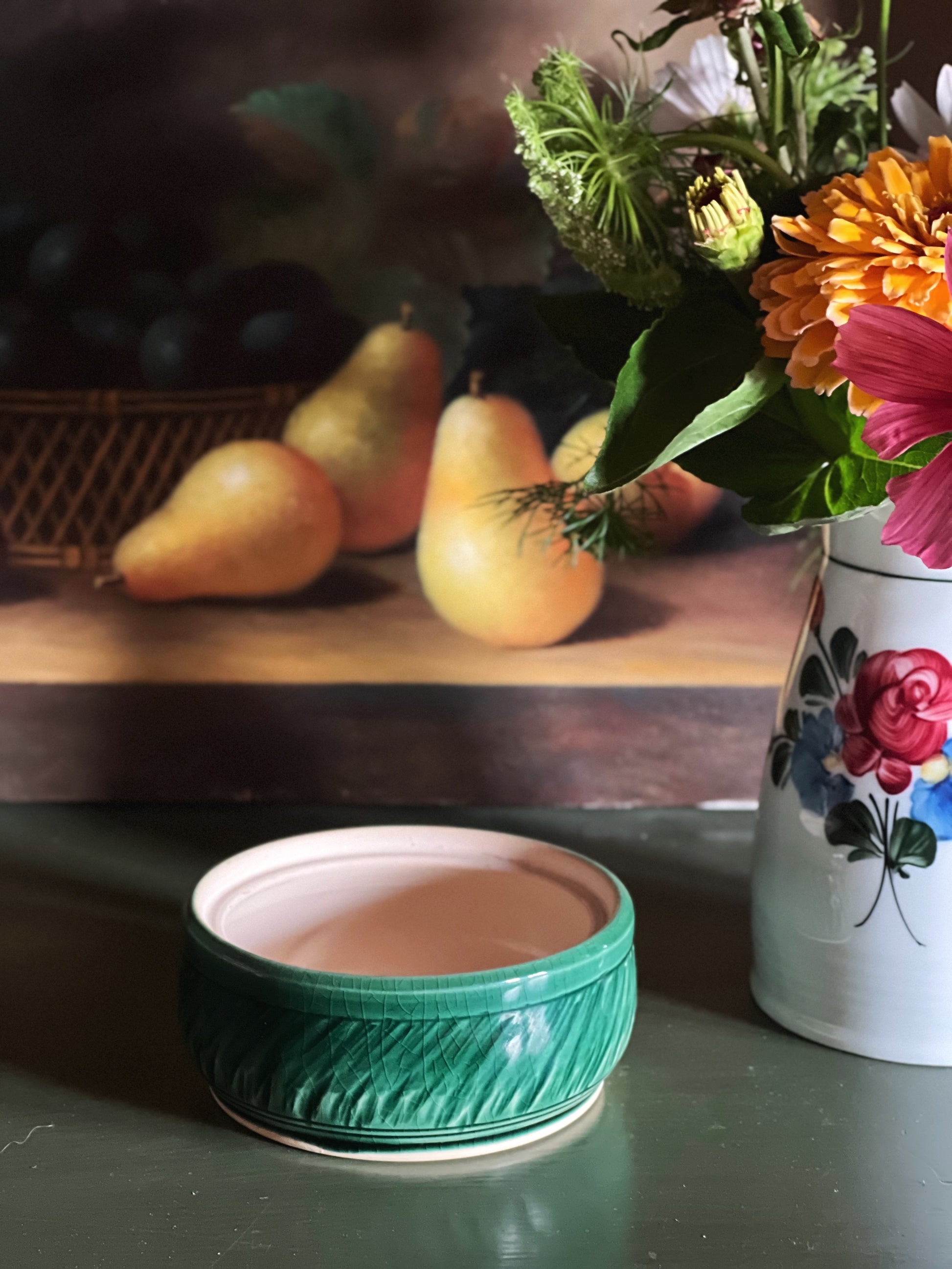 Michael Gershman Handmade Pottery bowl in green