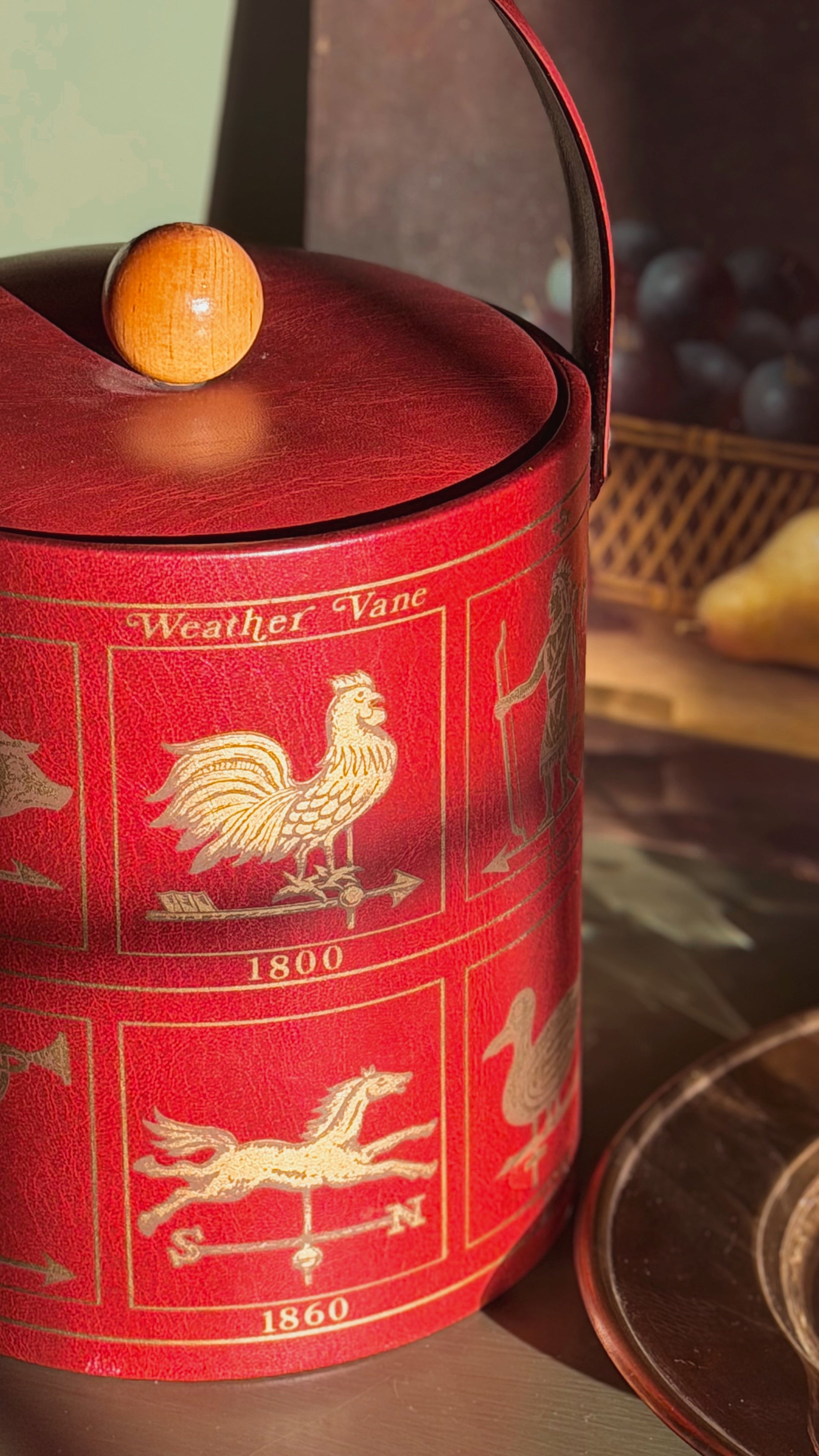 Vintage Georges Briard Weathervane Ice Bucket