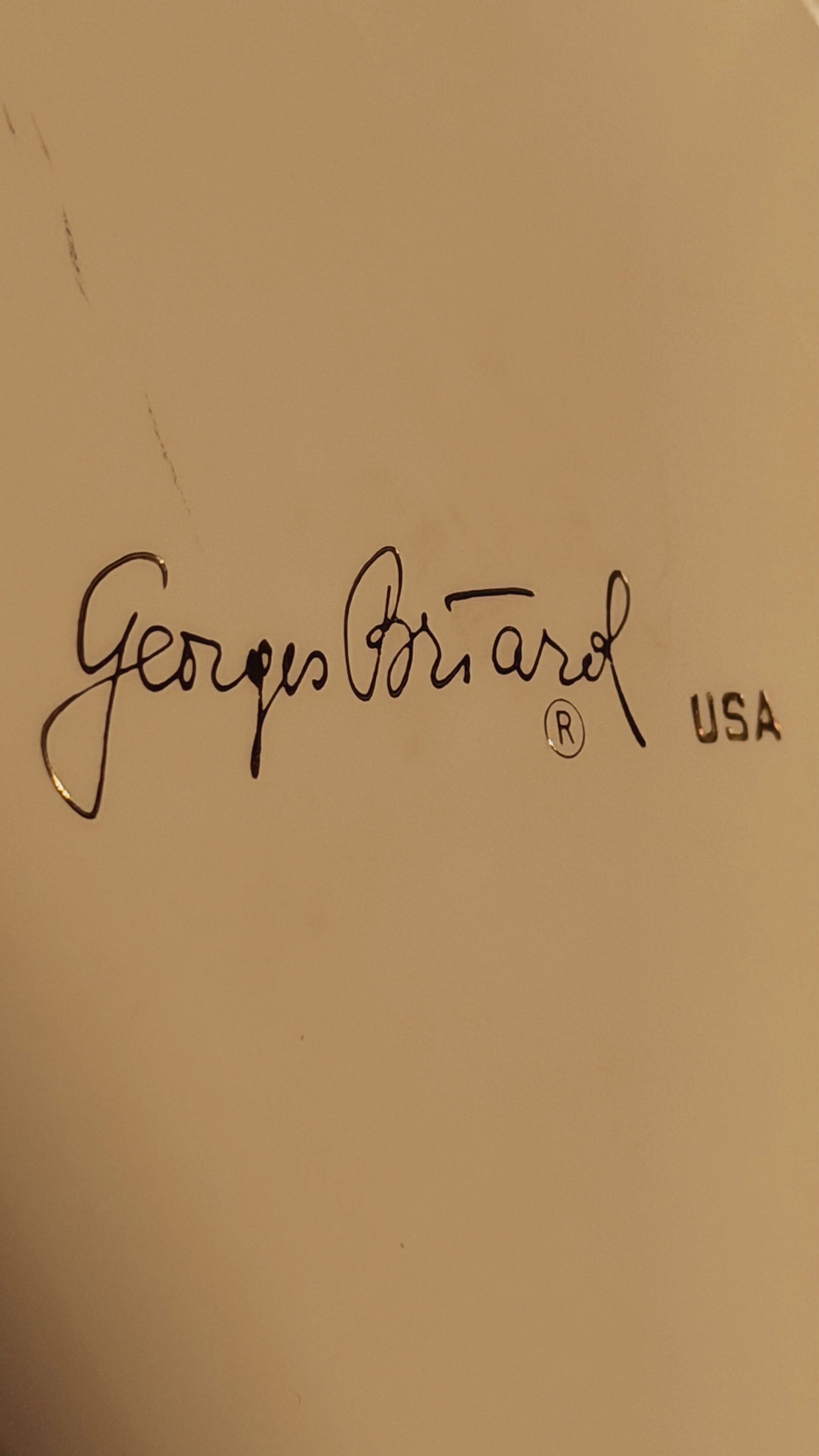 Georges Briard signature on a Weathervane ice bucket