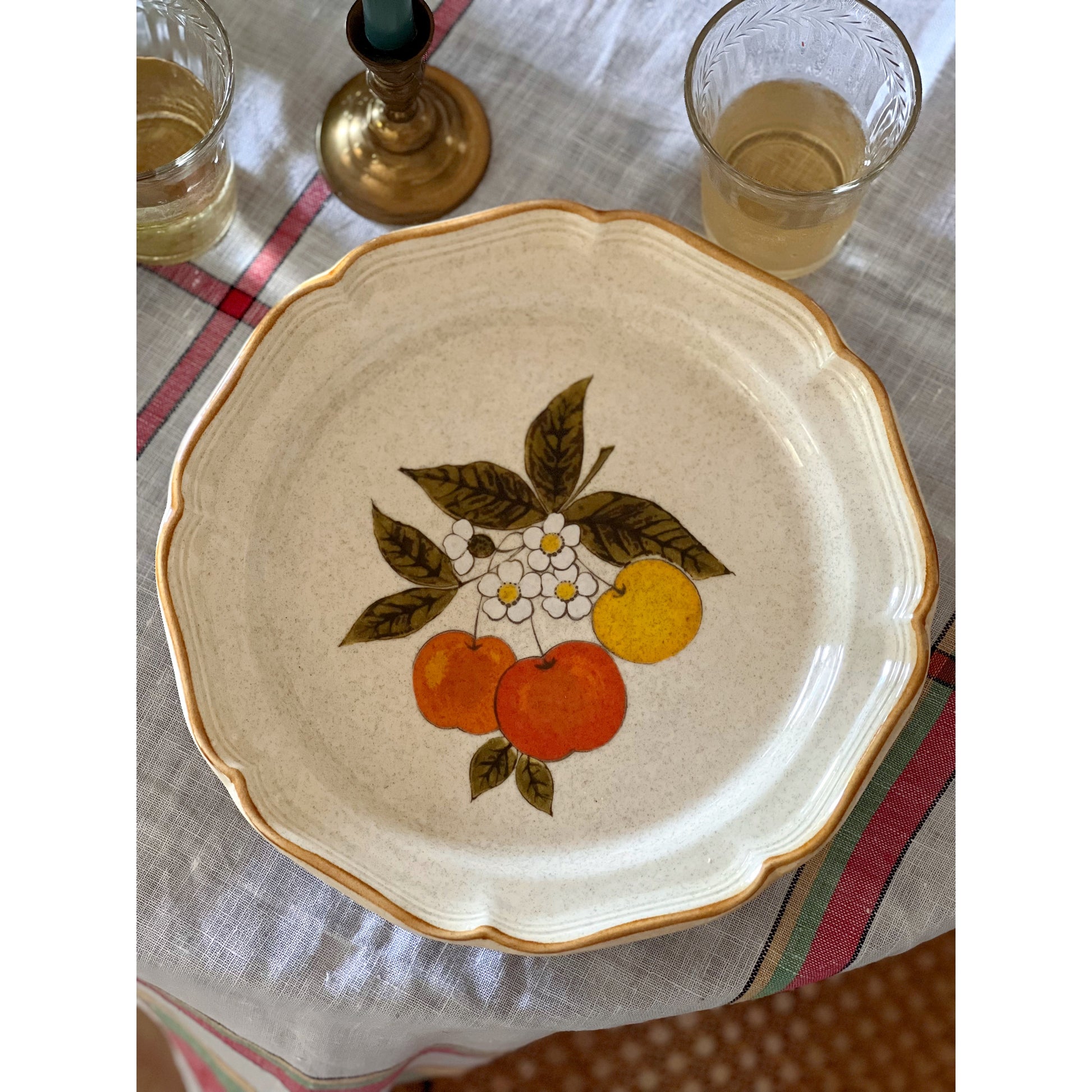 Vintage Mikasa Garden Club Delight Dinner Plate
