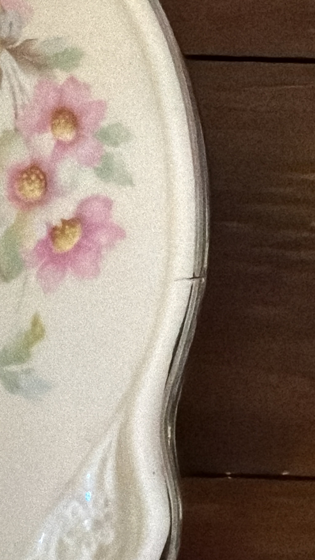 Homer Laughlin Virginia Rose Dinner Plate | Small Floral Pattern | Vintage 1947