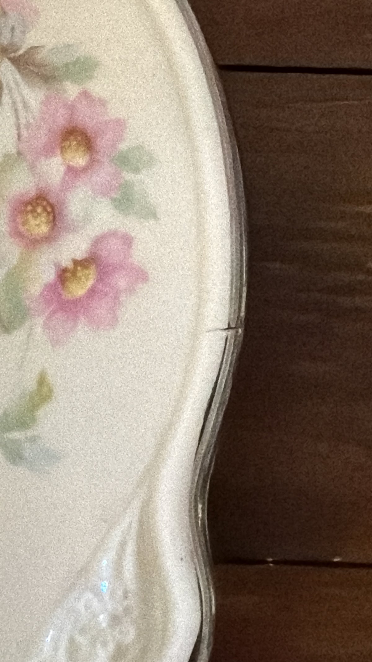 Homer Laughlin Virginia Rose Dinner Plate | Small Floral Pattern | Vintage 1947