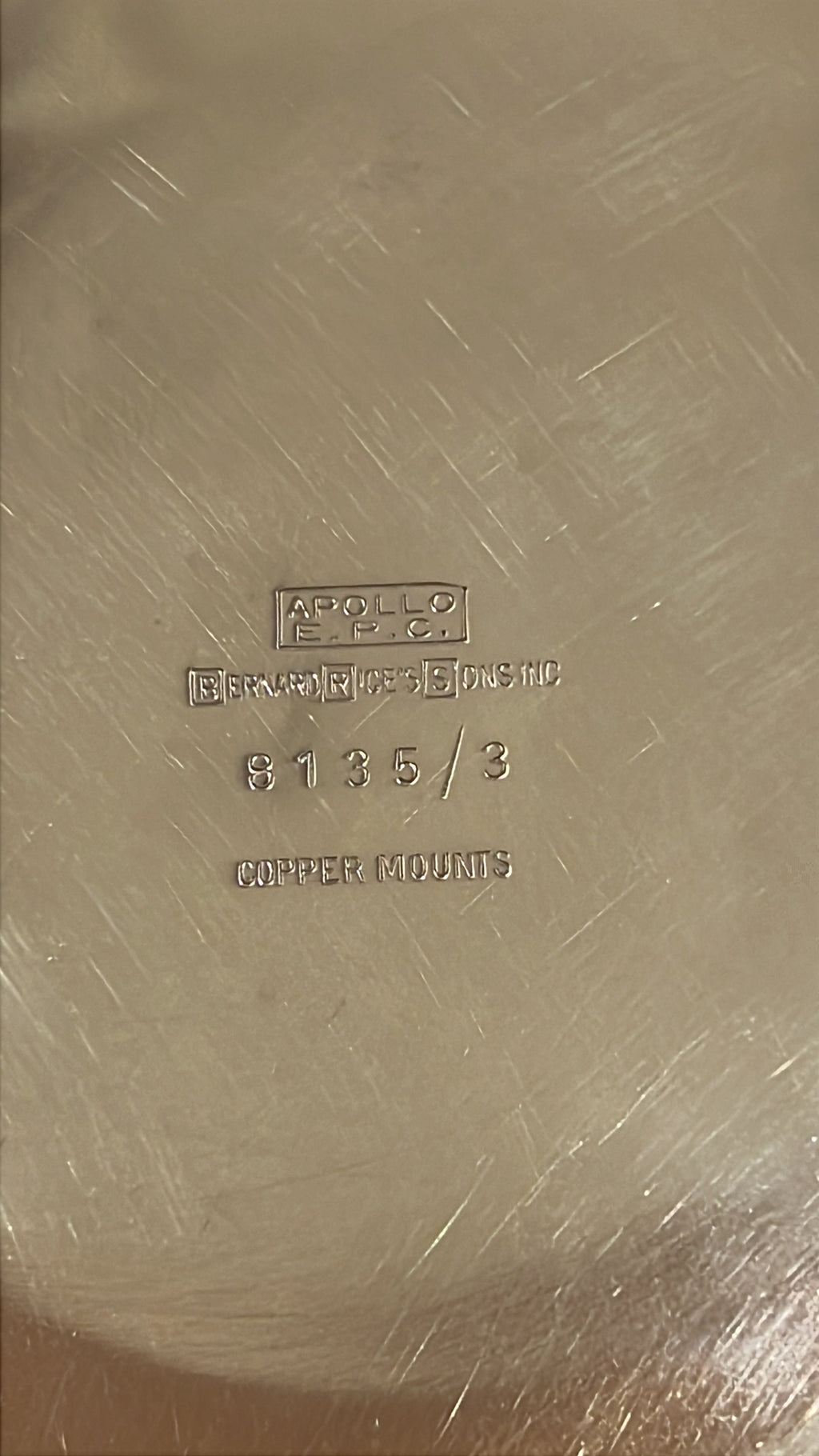 Vintage Apollo Silver Chocolate Pot