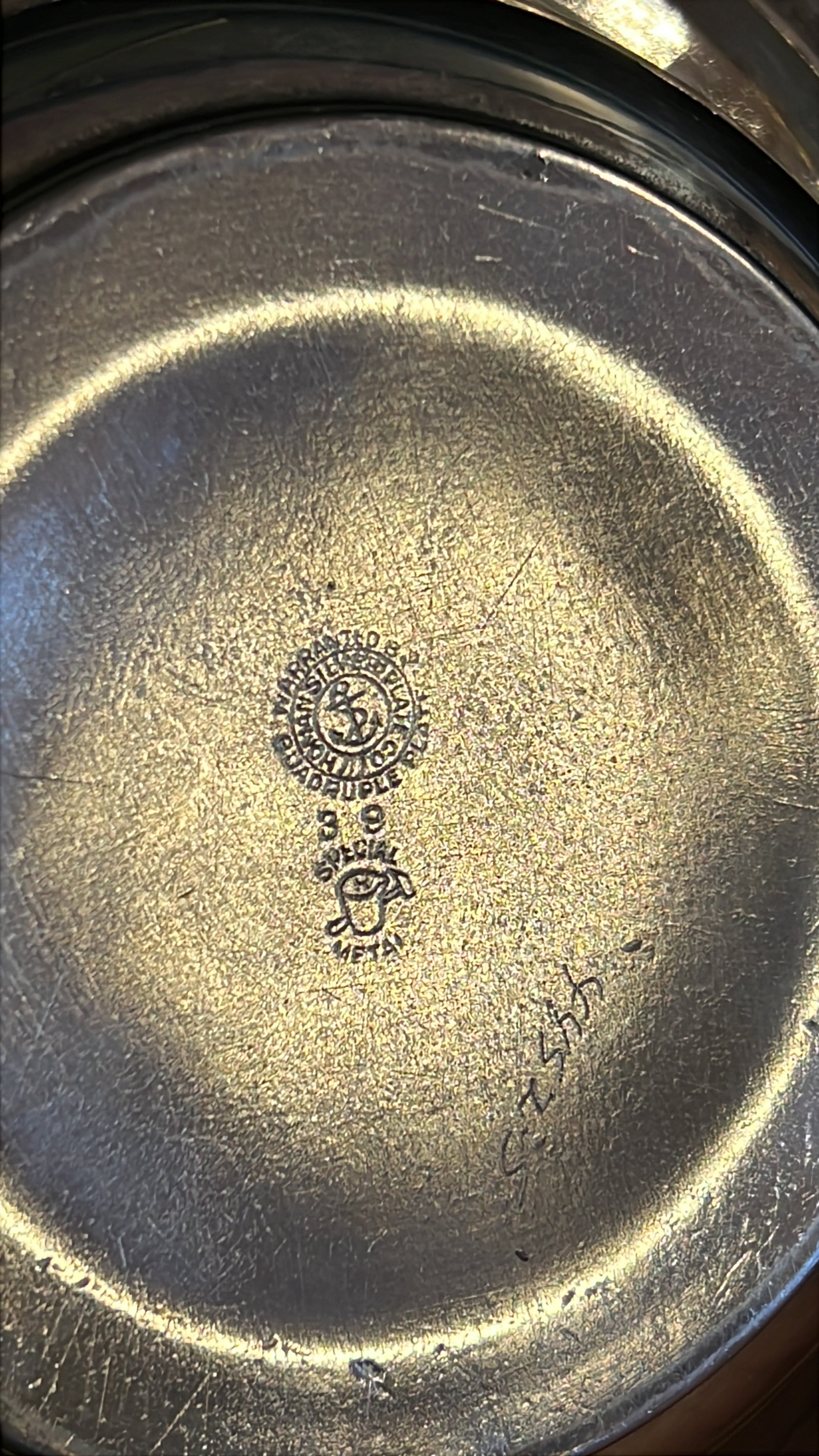 Vintage Homan Silver Quadruple Plate Butter Dish