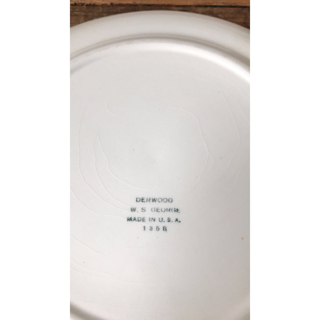 Vintage WS George Durwood Luncheon Plate