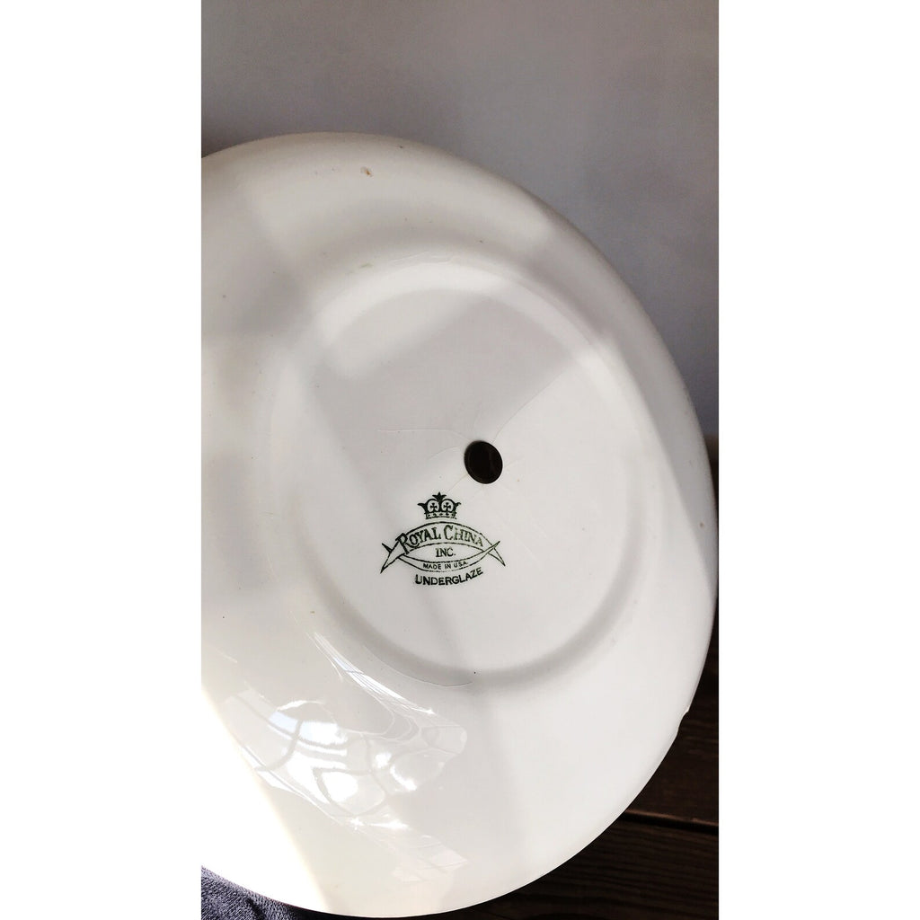 Vintage Royal China Co Plaid 3 Tier Server