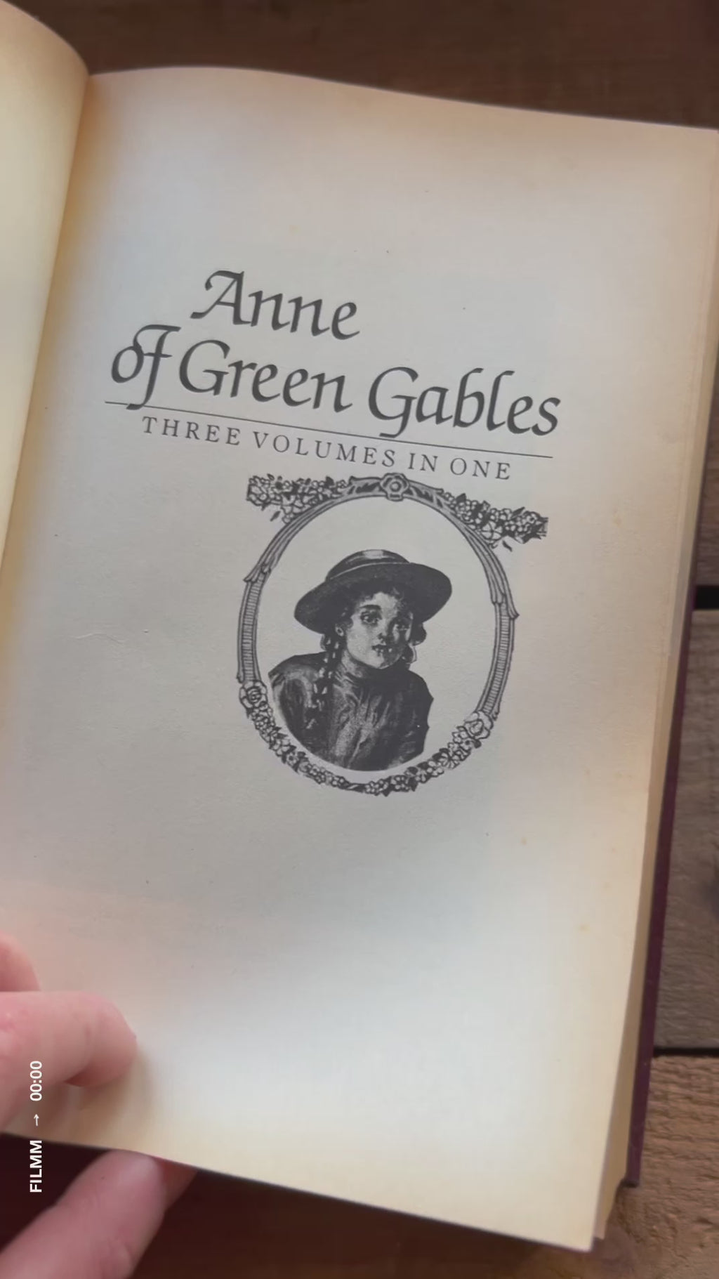 Vintage Book 3 Volumes in One Anne of Green Gables by LM Montgomery