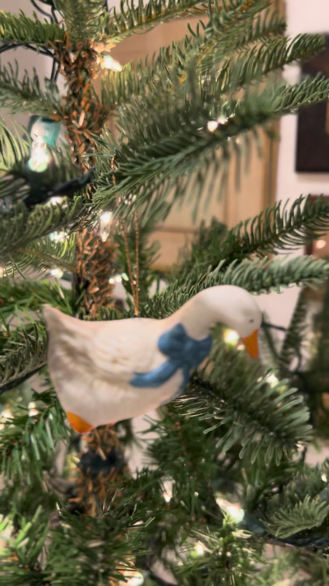 Vintage Goose Ornament