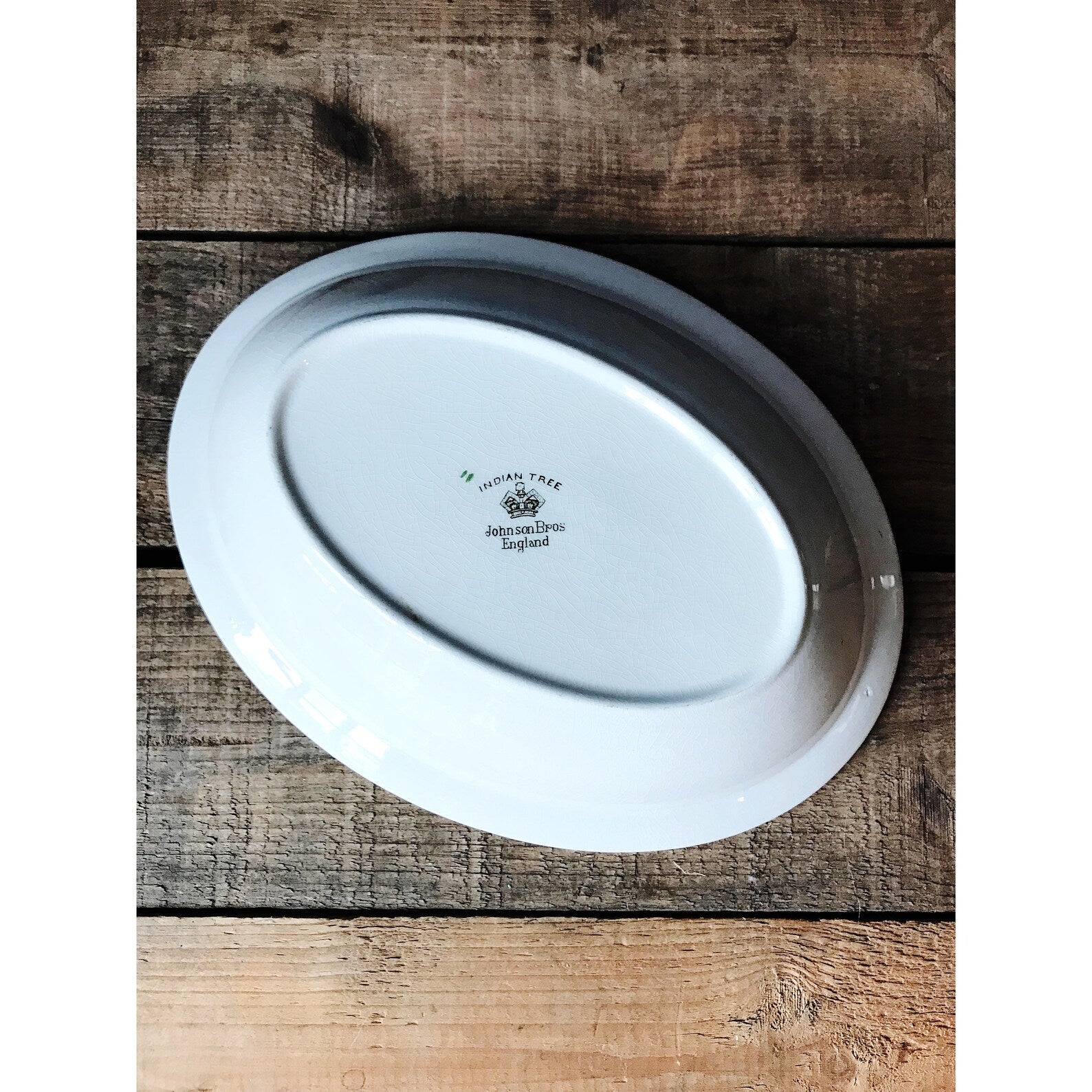 Vintage Johnson Brothers England Indian Tree Oval Vegetable Bowl