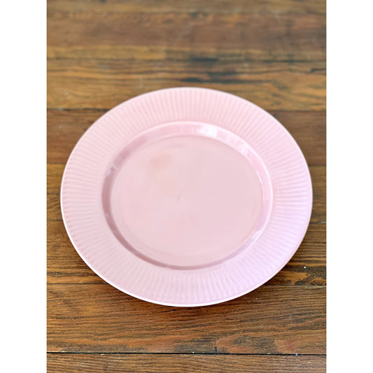 Dansk pink stoneware plate