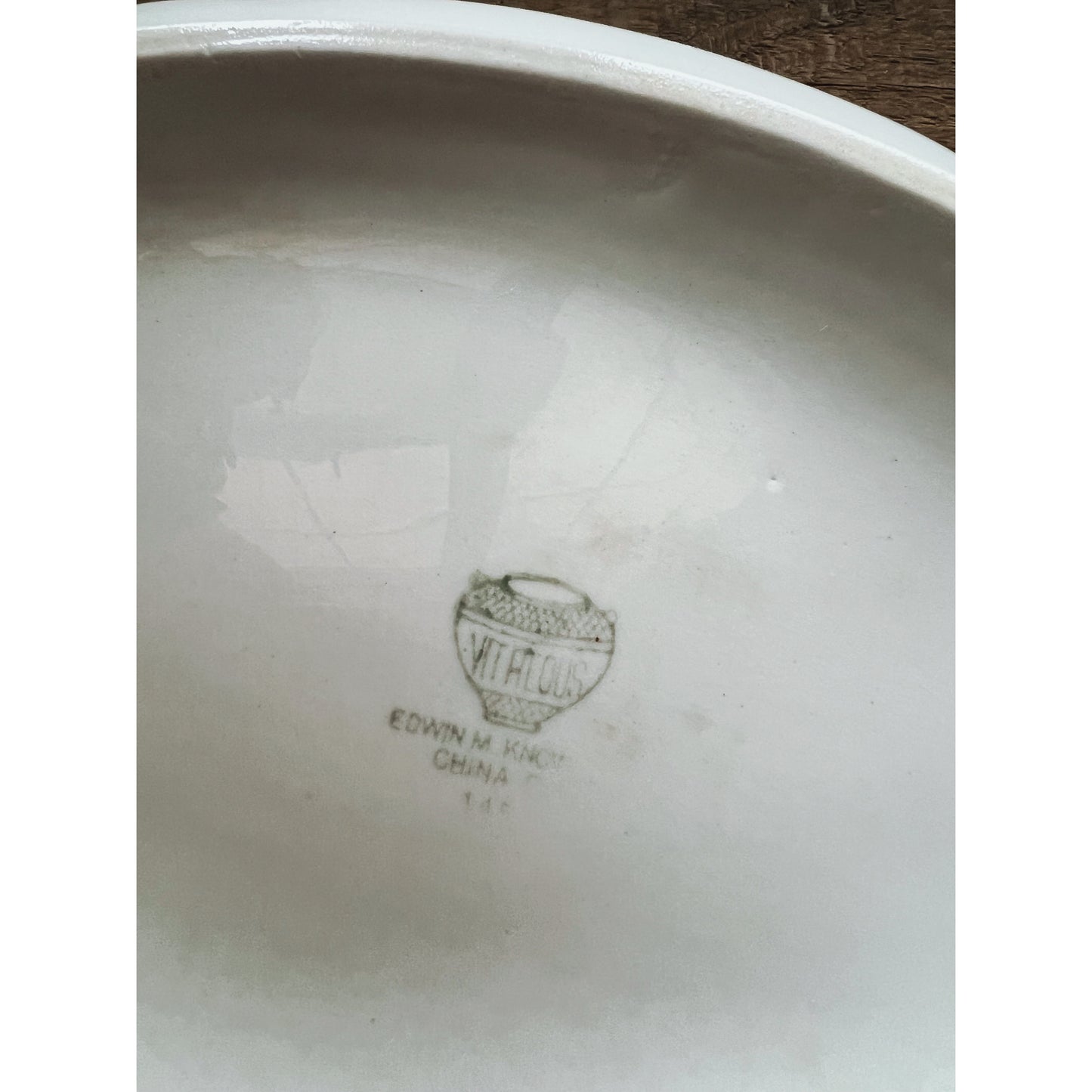 Edwin Knowles Vitreous China Tureen Vegetable Serving Dish