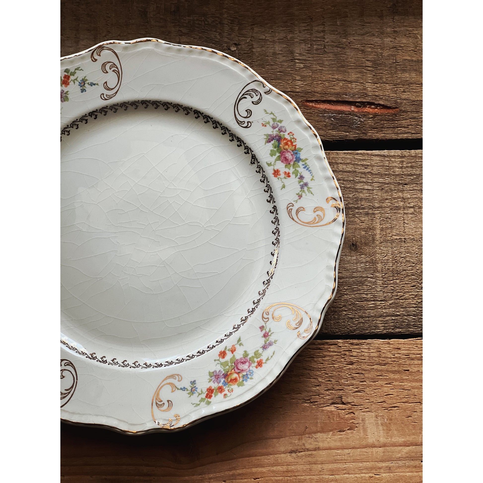 Vintage Steubenville Ivory Salad Plate