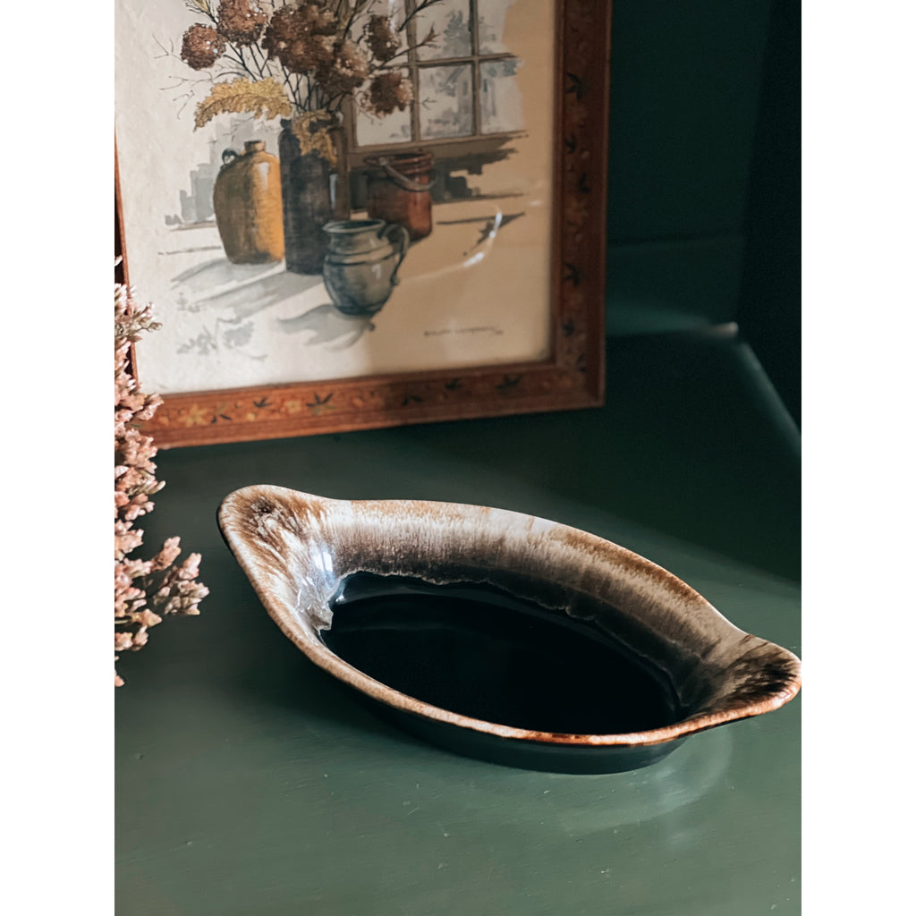 Vintage Pfaltzgraff Gourmet Brown Au Gratin Dish