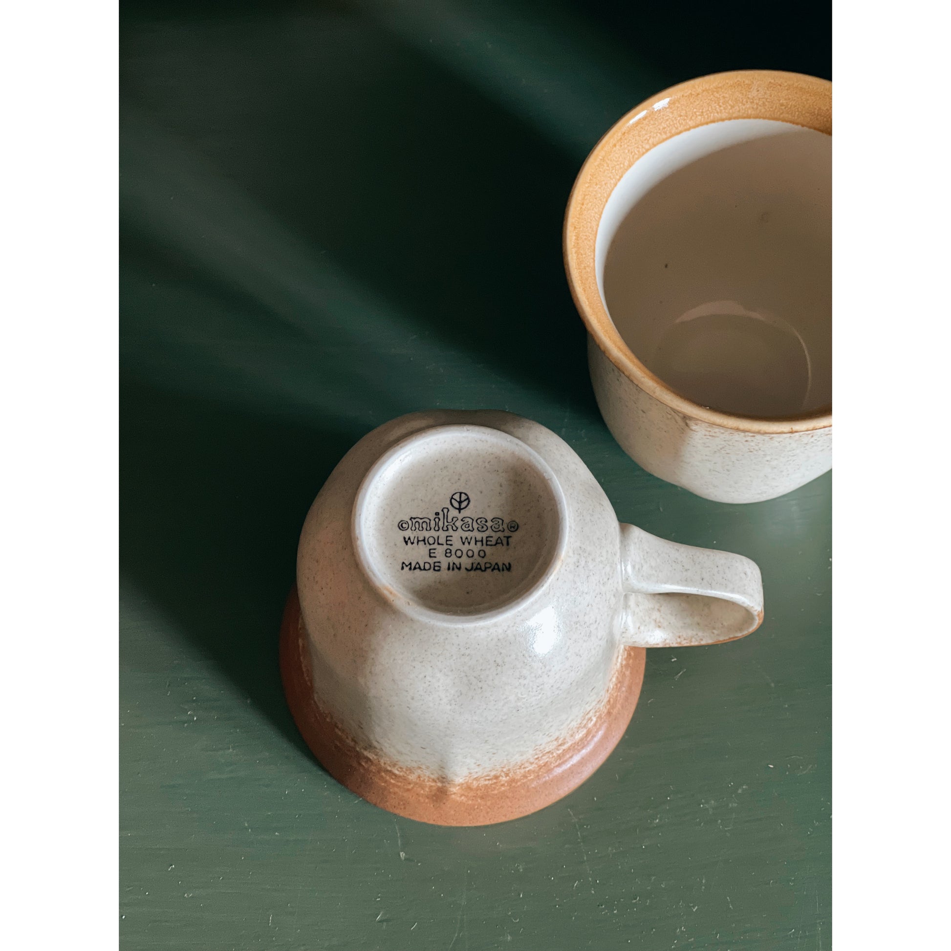 Vintage Mikasa Whole Wheat Flat Cup / Mug