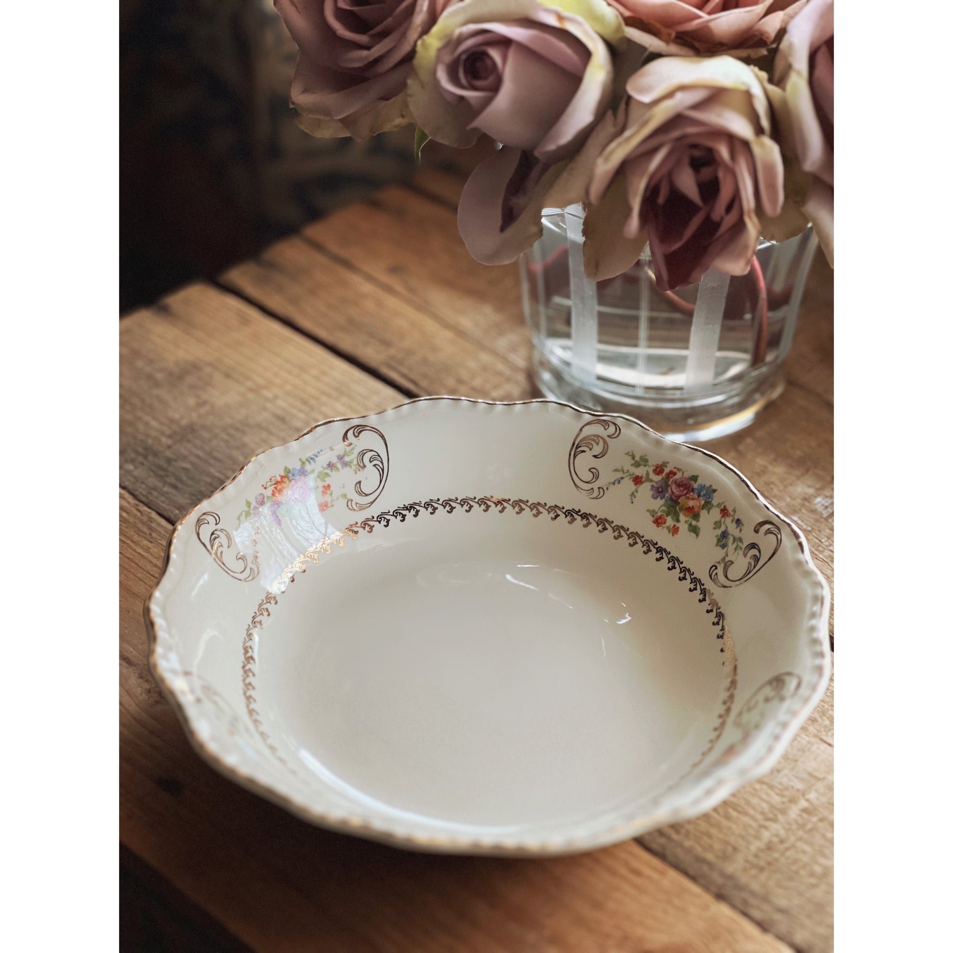 Vintage Steubenville Ivory Soup Bowl