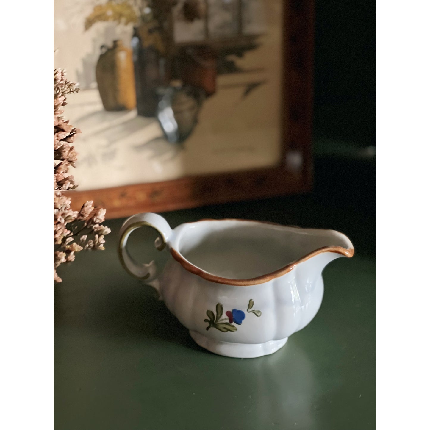 Hand Painted Vintage Metlox Creamer by Vernon Ware