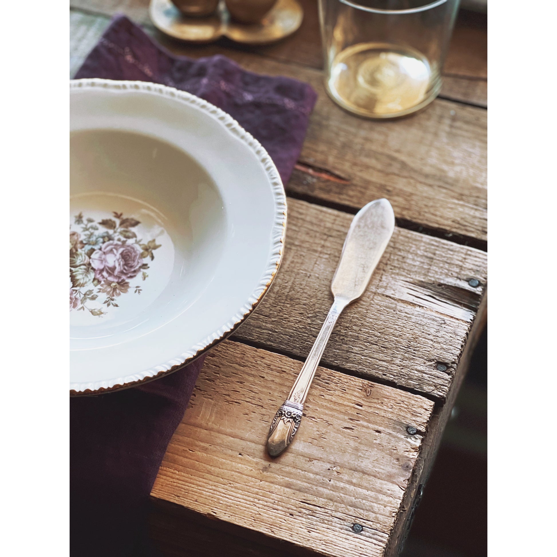 Rogers First Love Silver Plate Butter Knife