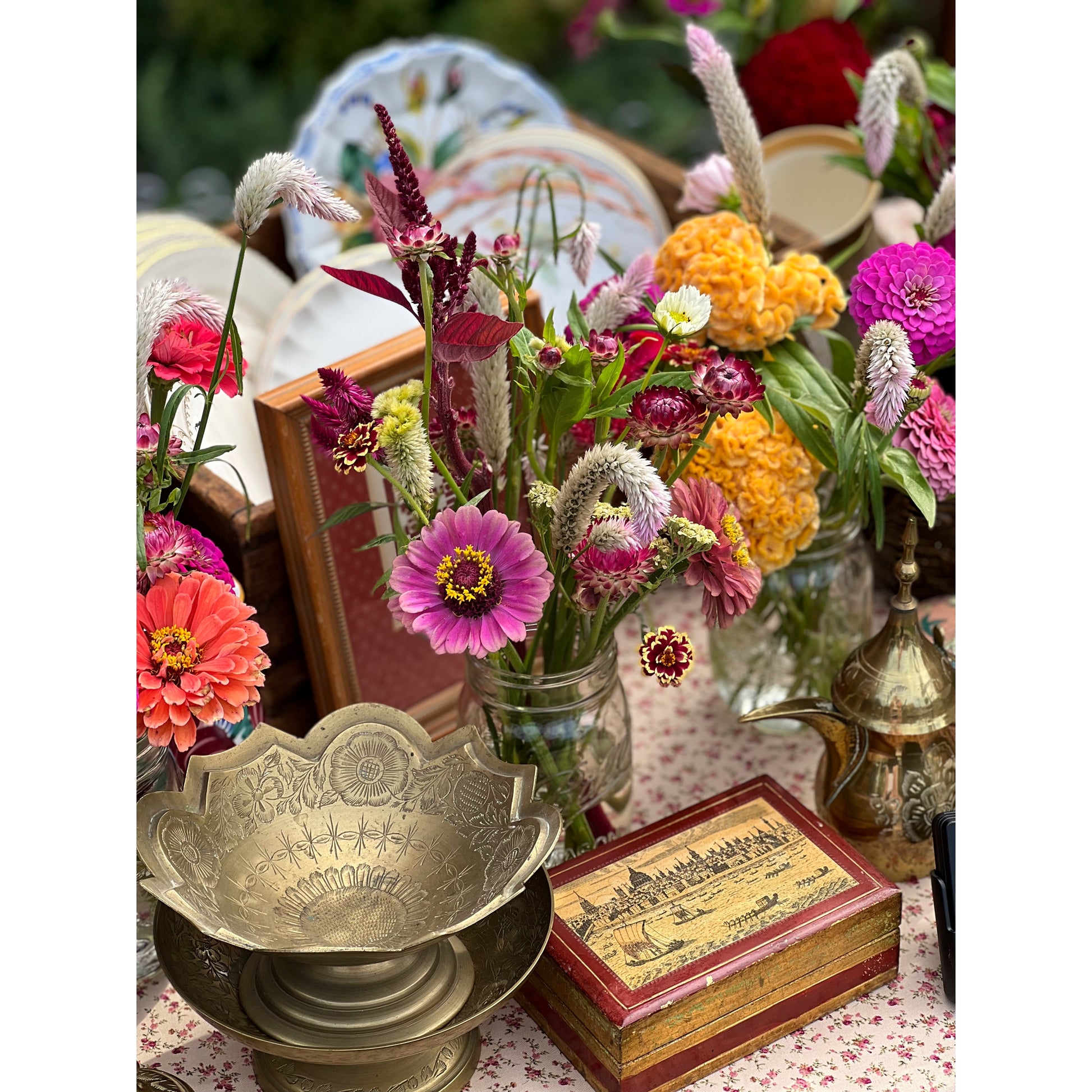 Vintage Florentine Trinket Box