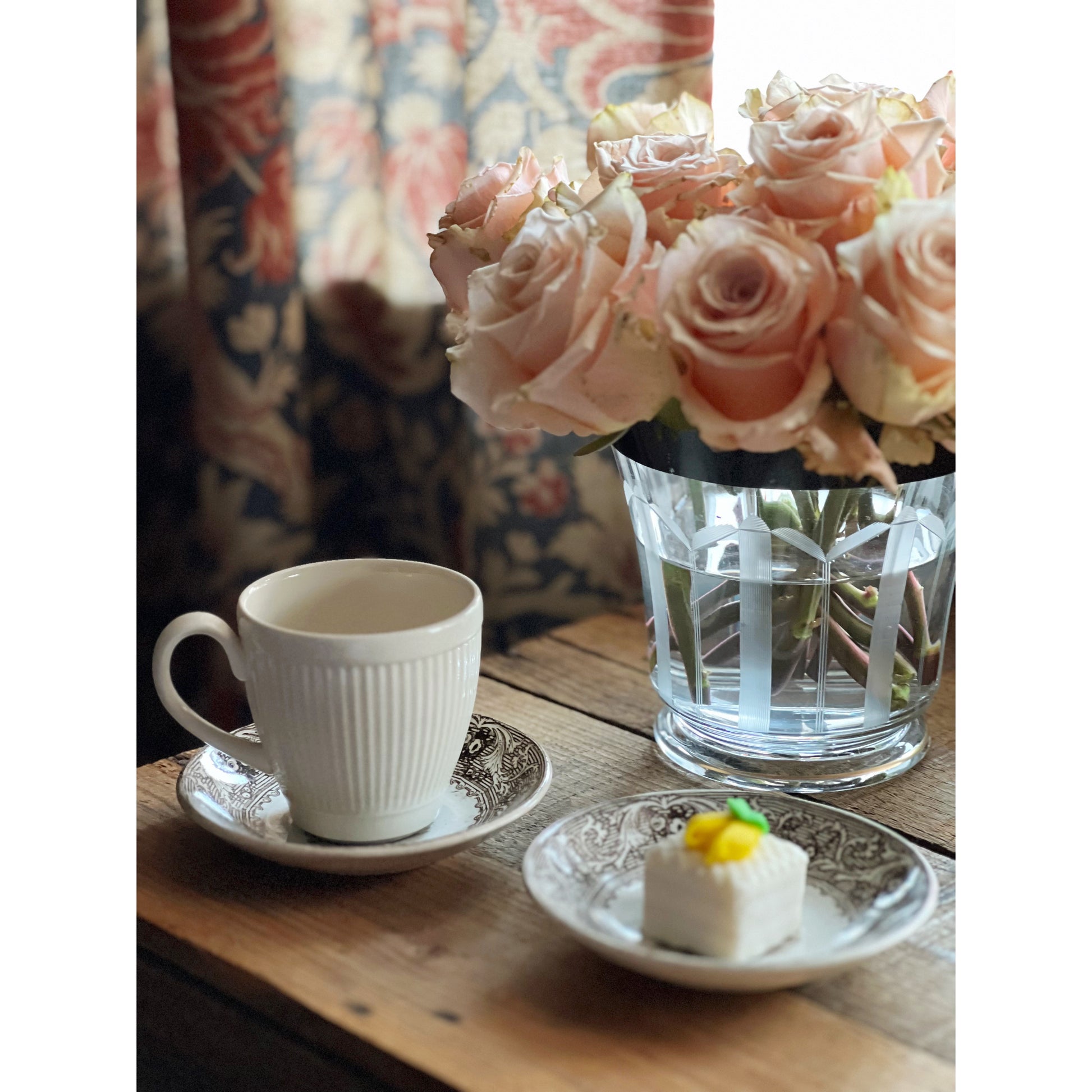 Wedgwood Windsor Teacup & Transferware Saucer
